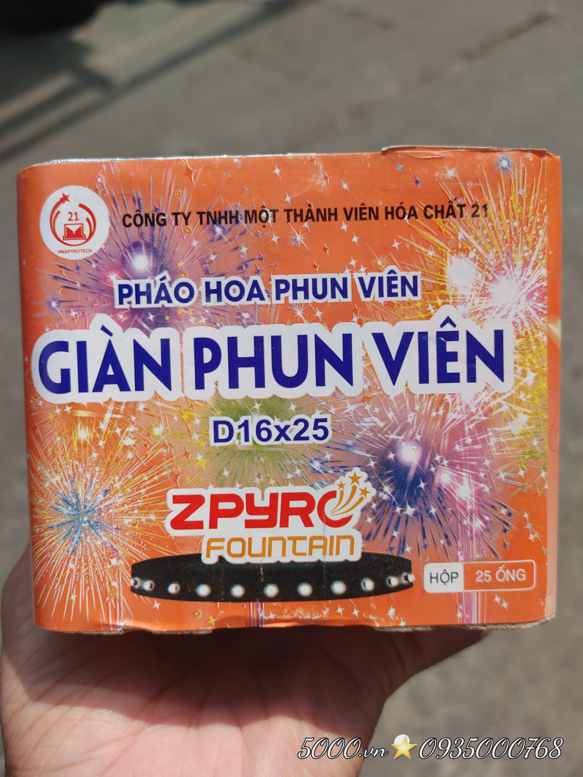 Giàn phun VIÊN NÉN X25 (Tem mới 2024)