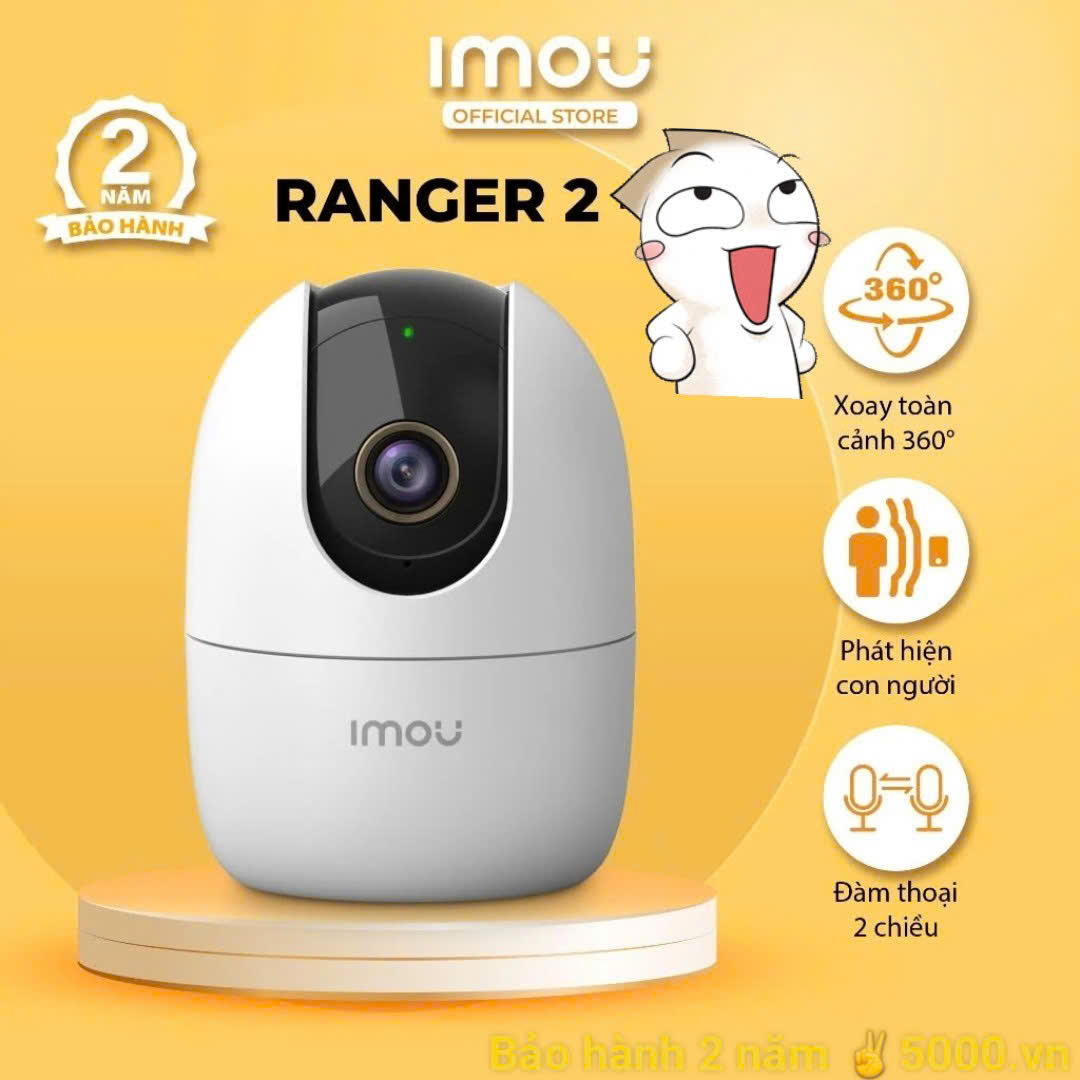 Camera Wi-Fi 3MP IMOU A32 (Ranger 2 - Camera quốc dân - Thùng 30c - Giá này không có CTKM)