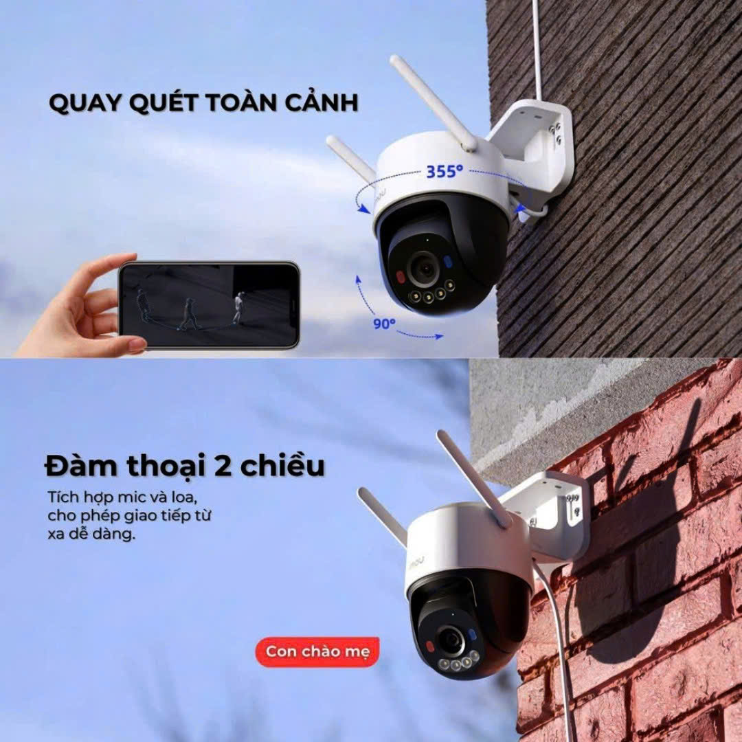 4G Camera ngoài trời 3MP IMOU K7FP-2K (Cruiser SC | Outdoor | FullColor | Sóng sim 4G mọi nhà mạng Việt Nam)