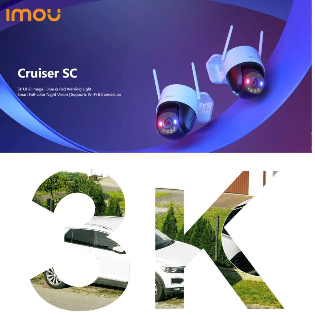 4G Camera ngoài trời 5MP IMOU K7FP-3K (Cruiser SC | Outdoor | FullColor | Sóng sim 4G mọi nhà mạng Việt Nam)
