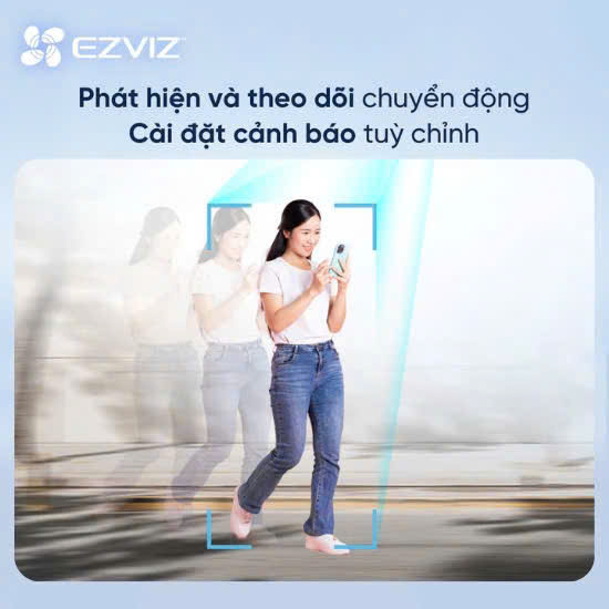 EZVIZ H6C Pro 4MP | C6N Pro 4MP - Chuẩn 2K cộng | Có màu ban đêm | Đàm thoại | Xoay 360 | Thùng 30c