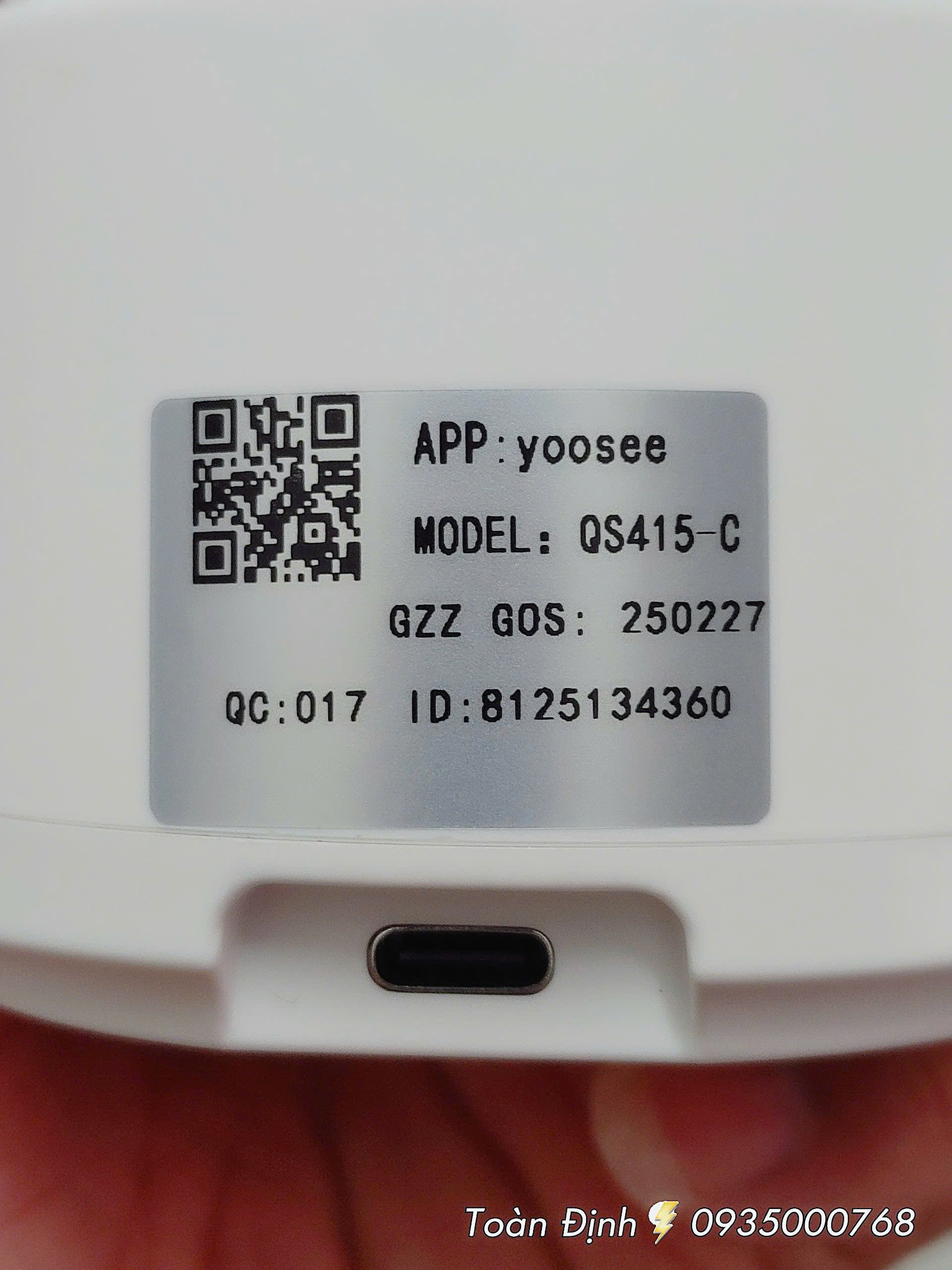 YOOSEE QS415C-12MP Camera Wi-Fi 2 mắt (Thùng 30 hộp | Bảo hành 12 tháng)