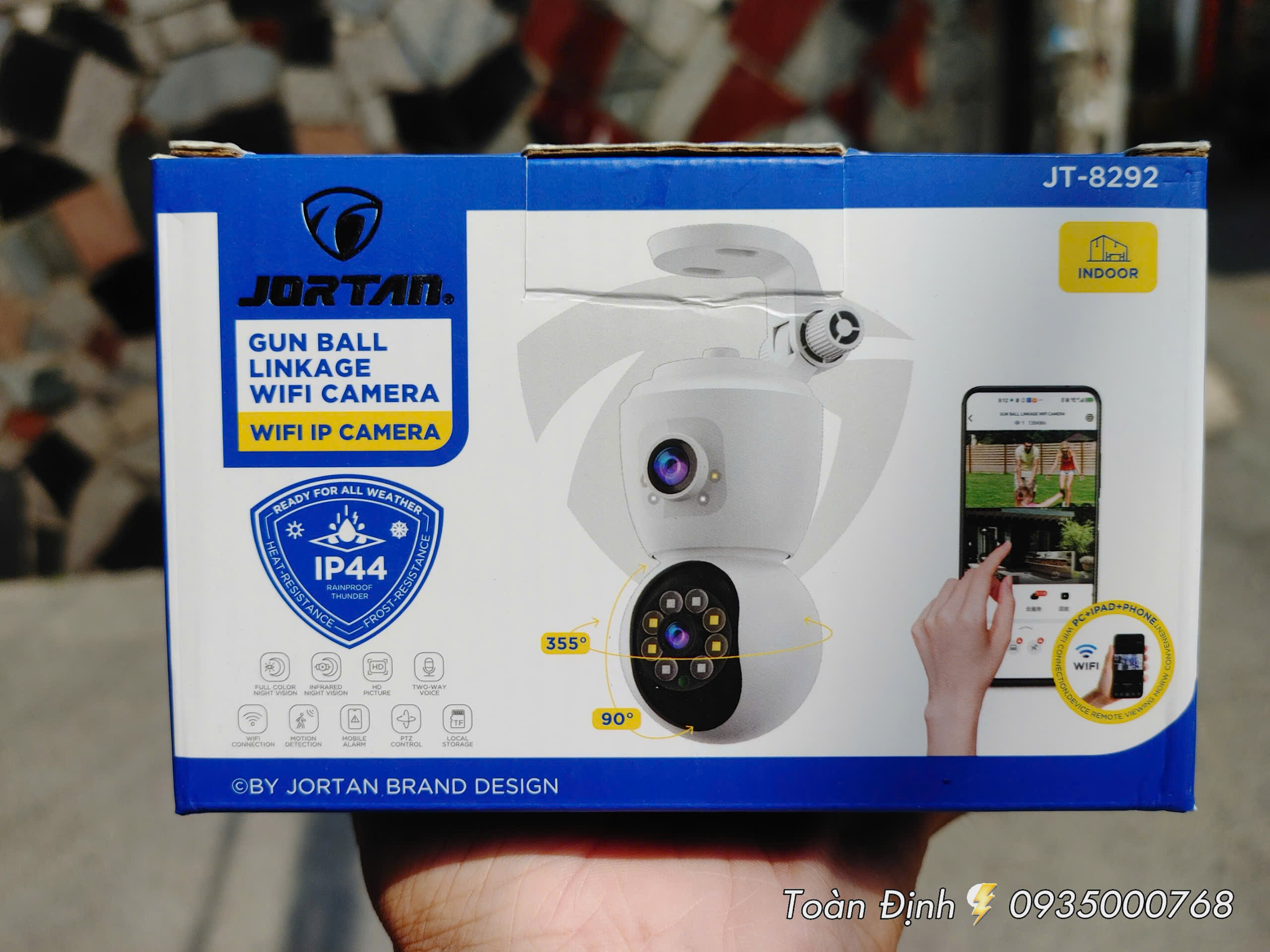 YOOSEE RIKIMARU-12MP Camera Wi-Fi 2 mắt (Thùng 30 hộp | Bảo hành 12 tháng)