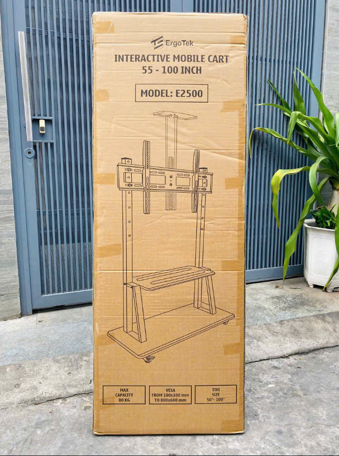 Khung treo tivi DI ĐỘNG ( có 4 bánh xe )