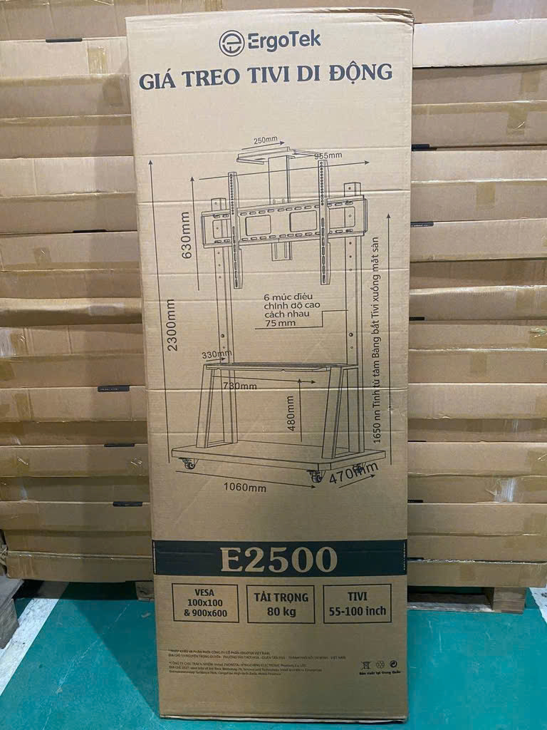 Khung treo tivi DI ĐỘNG ( có 4 bánh xe )