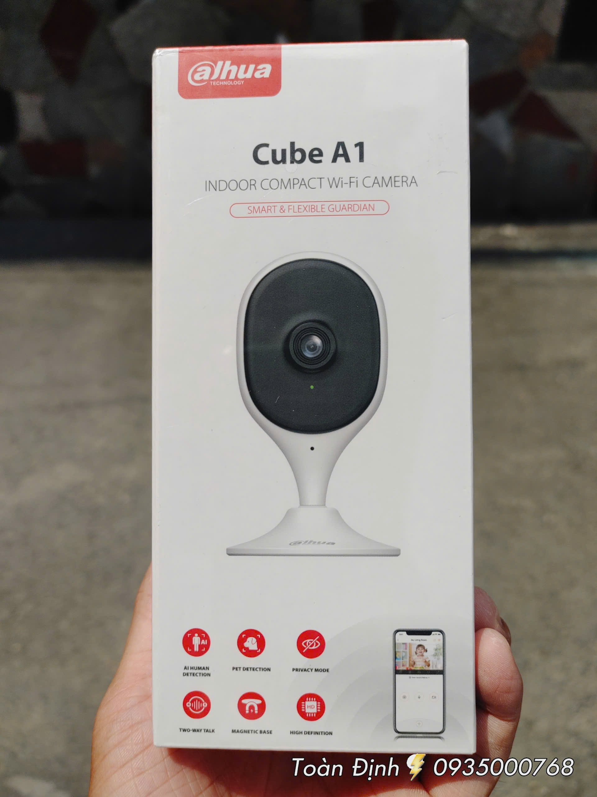 Camera Wi-Fi 3MP DAHUA C3A (Cube 2K)