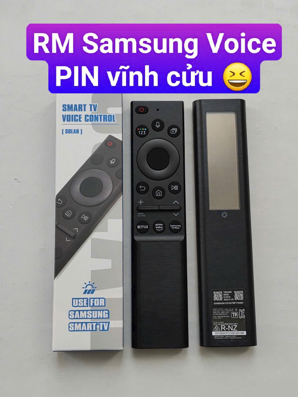 Remote Tivi SAMSUNG voice, điều khiển bằng giọng nói - FullBox | Hàng nhập khẩu | Bảo hành 6 Tháng