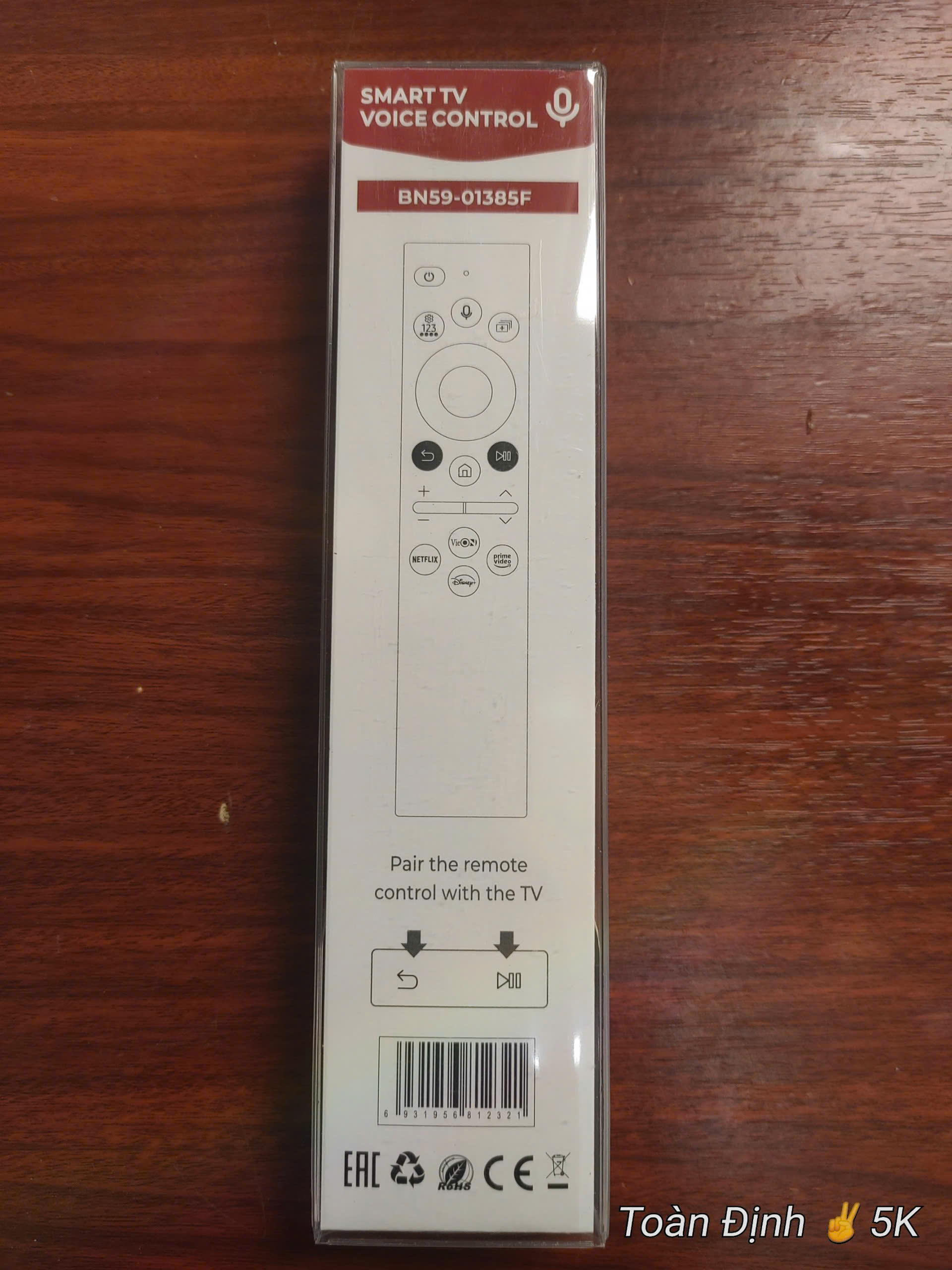 Remote Tivi SAMSUNG voice, điều khiển bằng giọng nói - FullBox | Hàng nhập khẩu | Bảo hành 6 Tháng