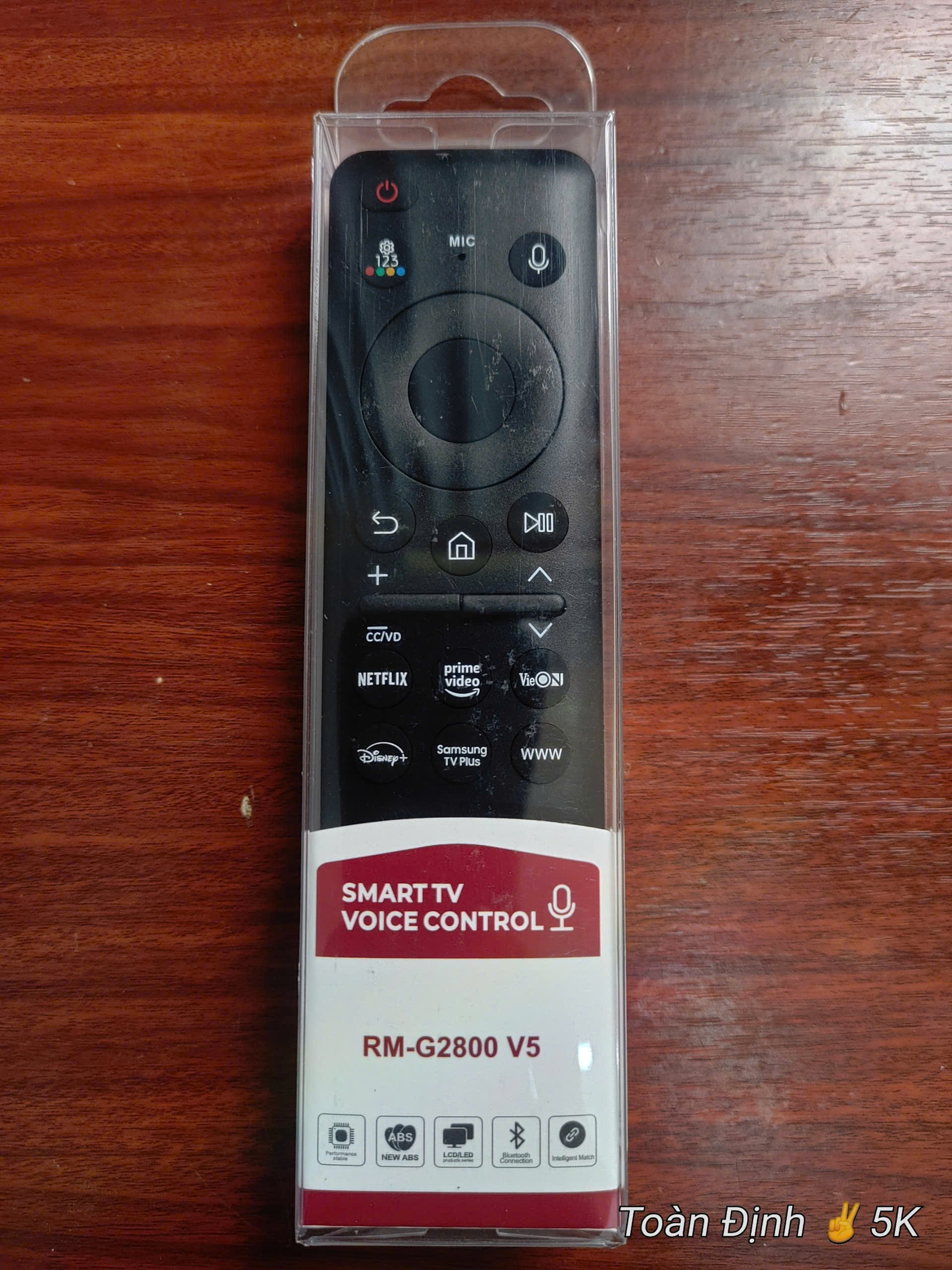 Remote Tivi SAMSUNG voice, điều khiển bằng giọng nói - FullBox | Hàng nhập khẩu | Bảo hành 6 Tháng