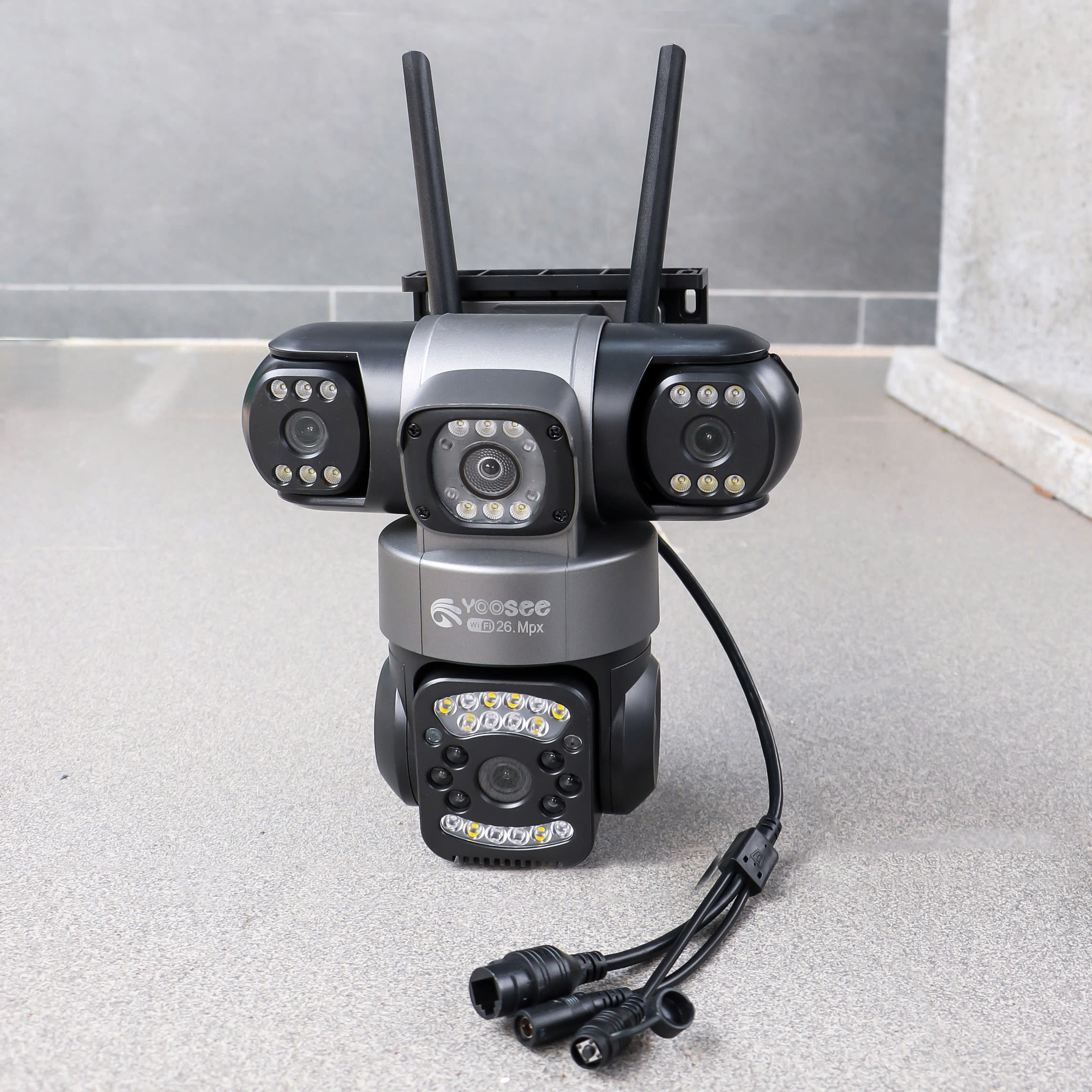YOOSEE PA40L-26MP Camera Wi-Fi 4 mắt 3 khung hình  (Lỗi quá, nên bỏ mẫu)
