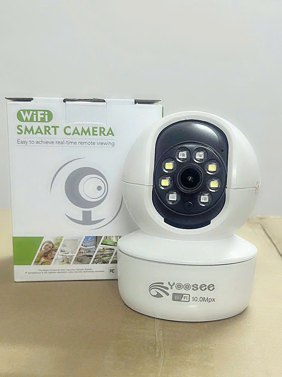 Camera Wi-Fi C6N Pro 10MP phiên bản YOOSEE A8LN (No LAN, sạc Micro USB, xoay 360 độ , gọi thoại 2 chiều, có màu ban đêm, thùng 30c)