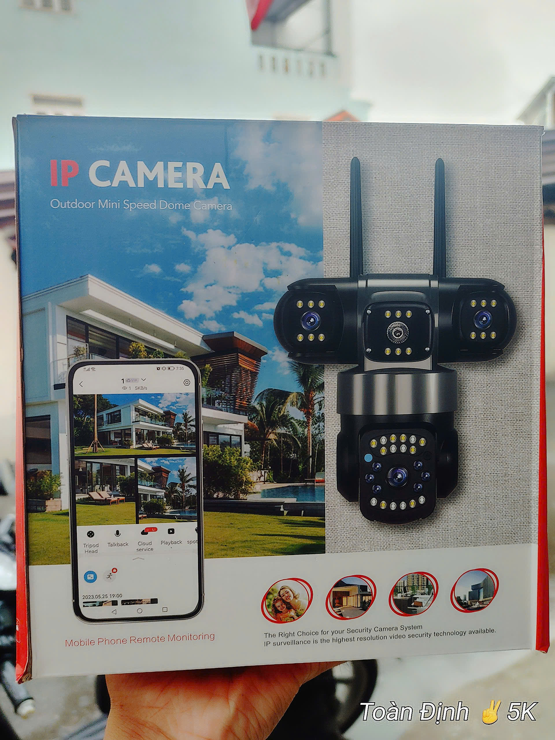 YOOSEE PA40L-26MP Camera Wi-Fi 4 mắt 3 khung hình  (Lỗi quá, nên bỏ mẫu)
