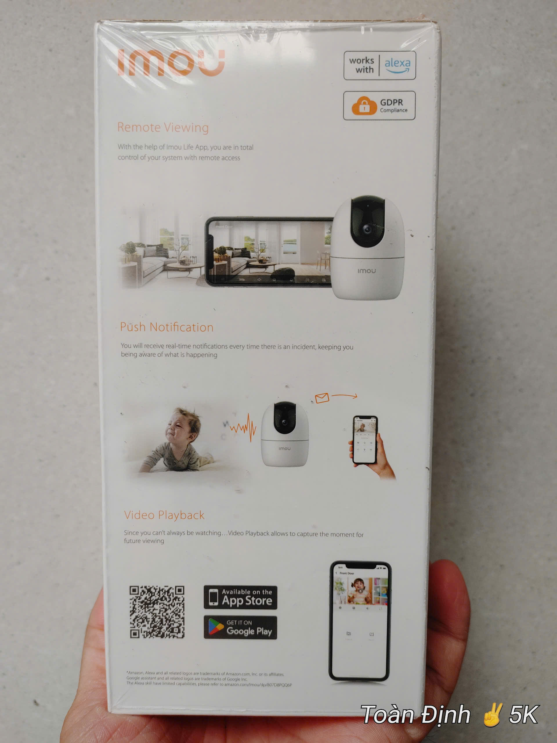 Camera Wi-Fi 3MP IMOU A32 (Ranger 2 - Camera quốc dân - Thùng 30c - Giá này không có CTKM)