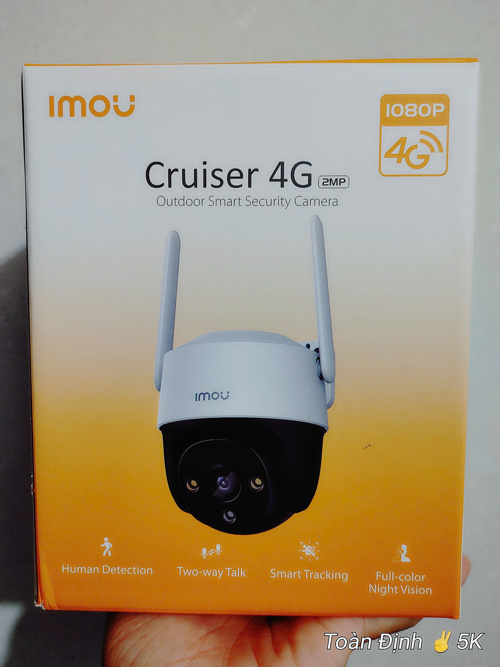 Camera 4G ngoài trời 2MP IMOU S21FTP 1080P (Cruiser 4G | Outdoor | FullColor | Sóng sim 4G mọi nhà mạng Việt Nam)