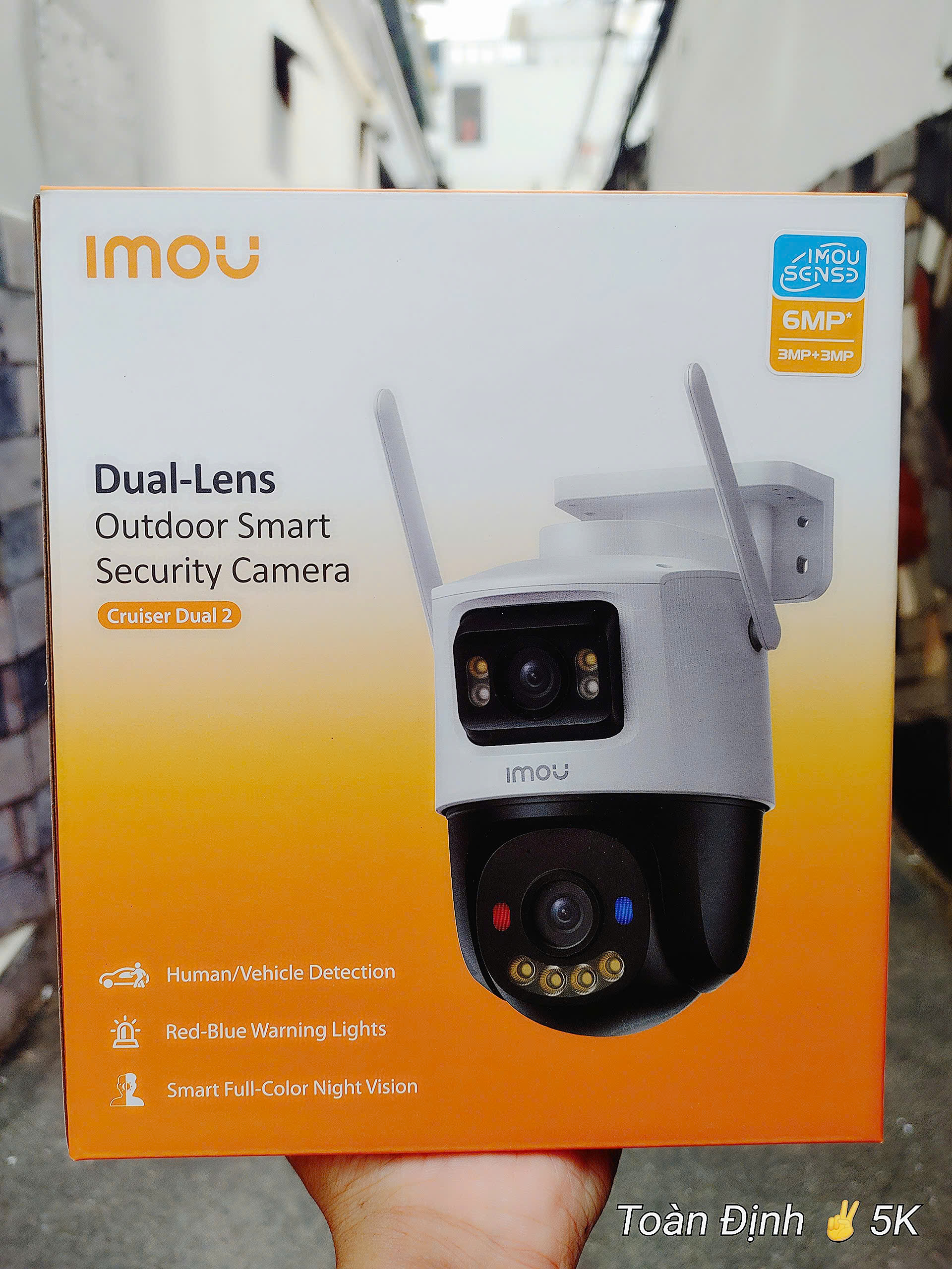 Camera Wi-Fi 6MP IMOU S7XP / S7XEP Dual Mix 3MP+3MP (Cruiser Dual 2 | Outdoor | FullColor)