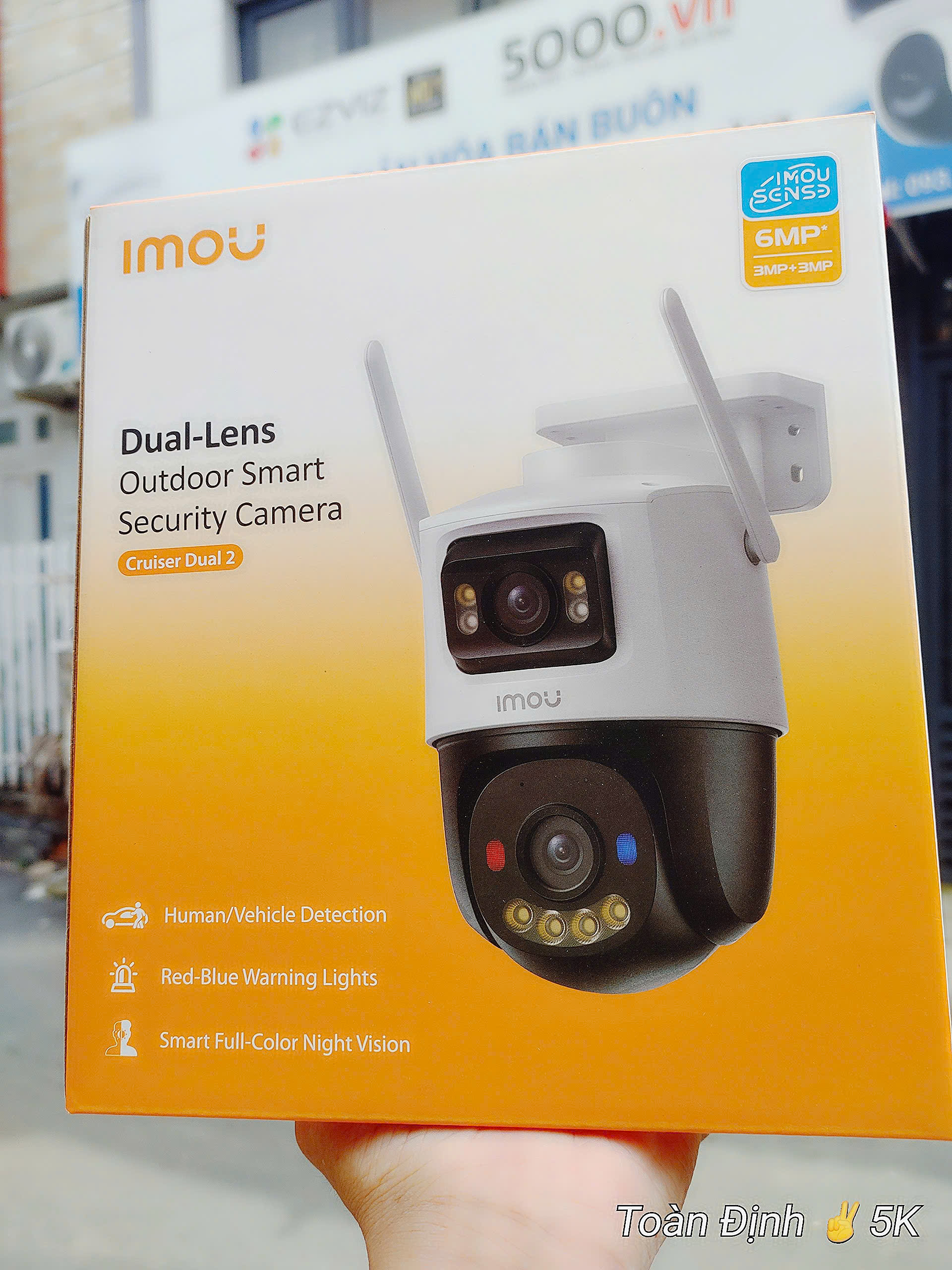 Camera Wi-Fi 6MP IMOU S7XP / S7XEP Dual Mix 3MP+3MP (Cruiser Dual 2 | Outdoor | FullColor)