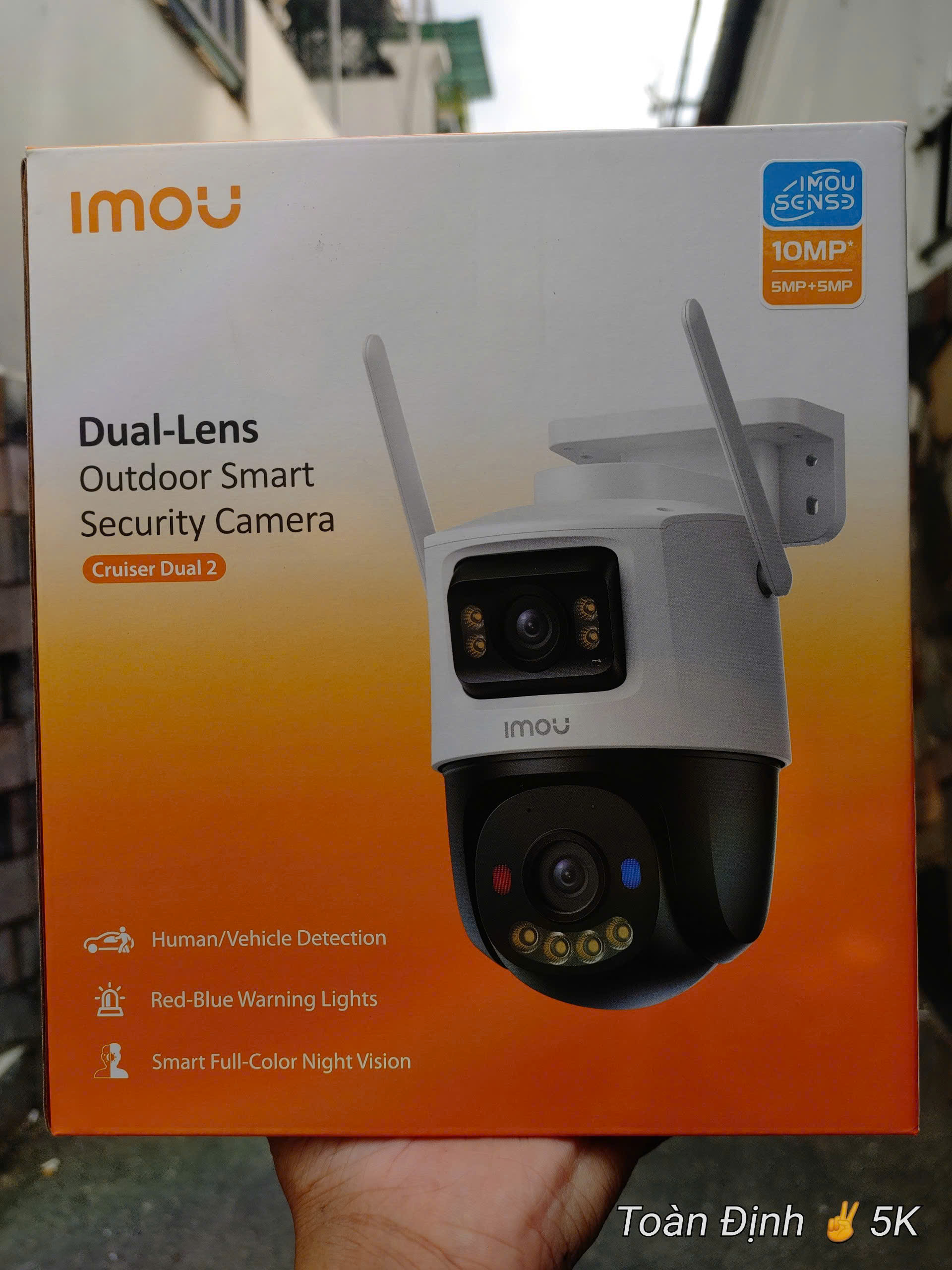 Camera Wi-Fi 10MP IMOU S7XP / S7XEP Dual Mix 5MP+5MP (Cruiser Dual 2 | Outdoor | FullColor)