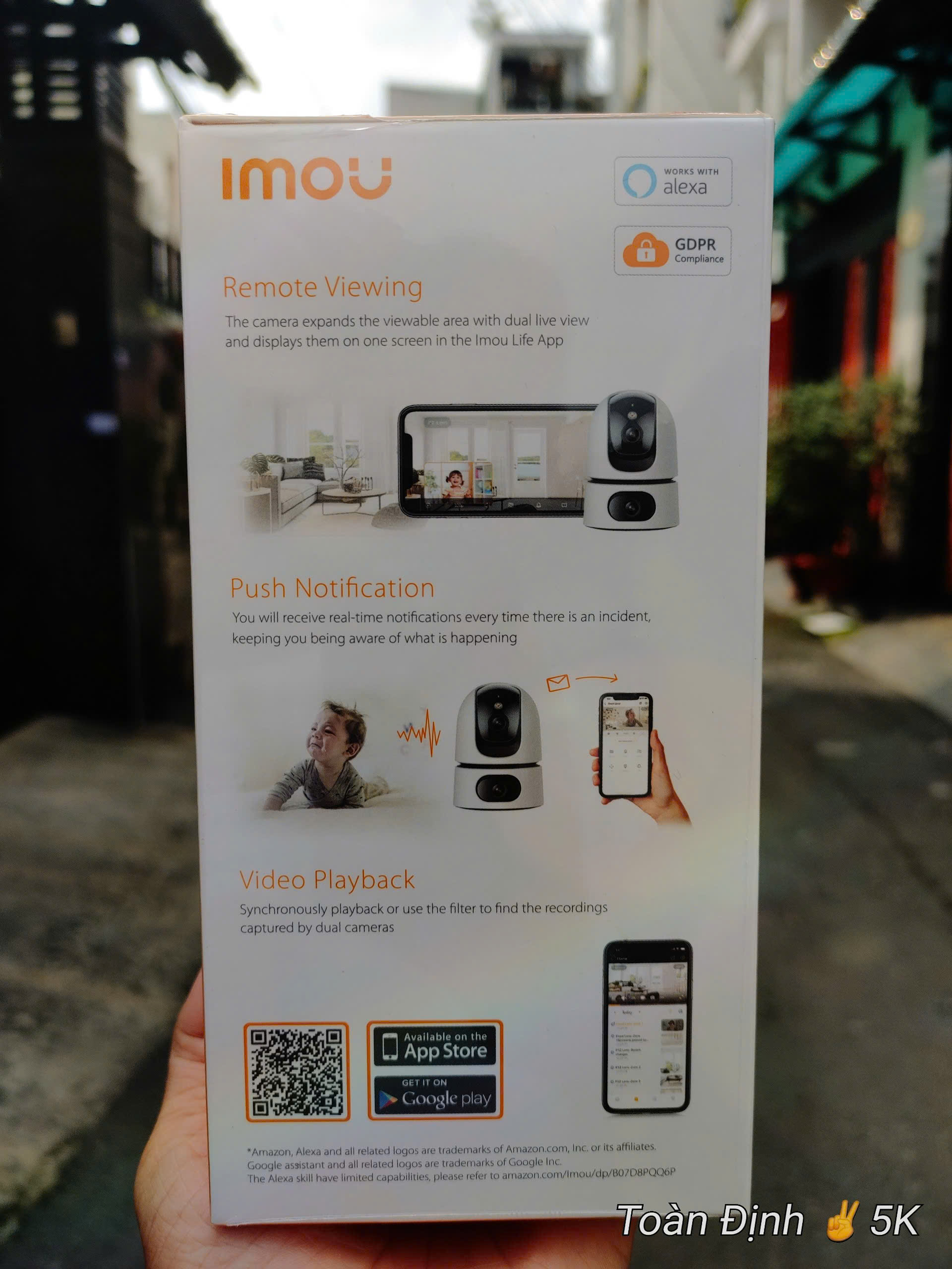 Camera Wi-Fi 10MP IMOU S2XP Dual Mix 5MP + 5MP (2 mắt 2 khung hình)