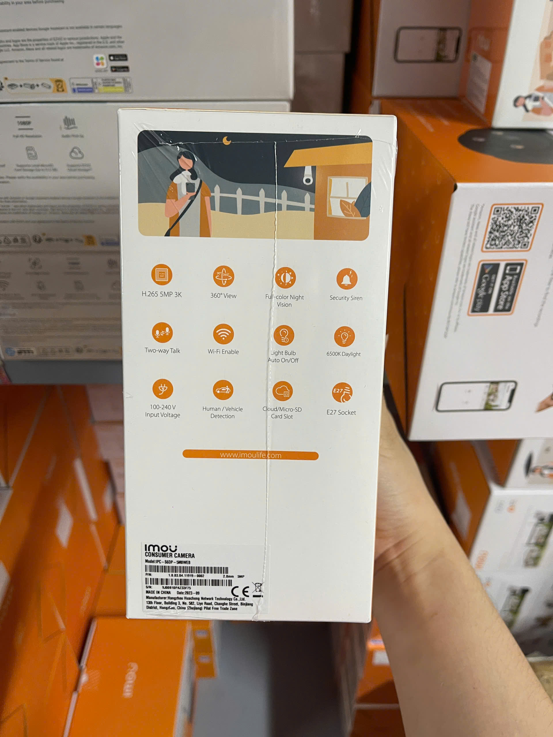 IMOU S6DP-5M0WEB - Camera hình BÓNG ĐÈN IMOU 5MP