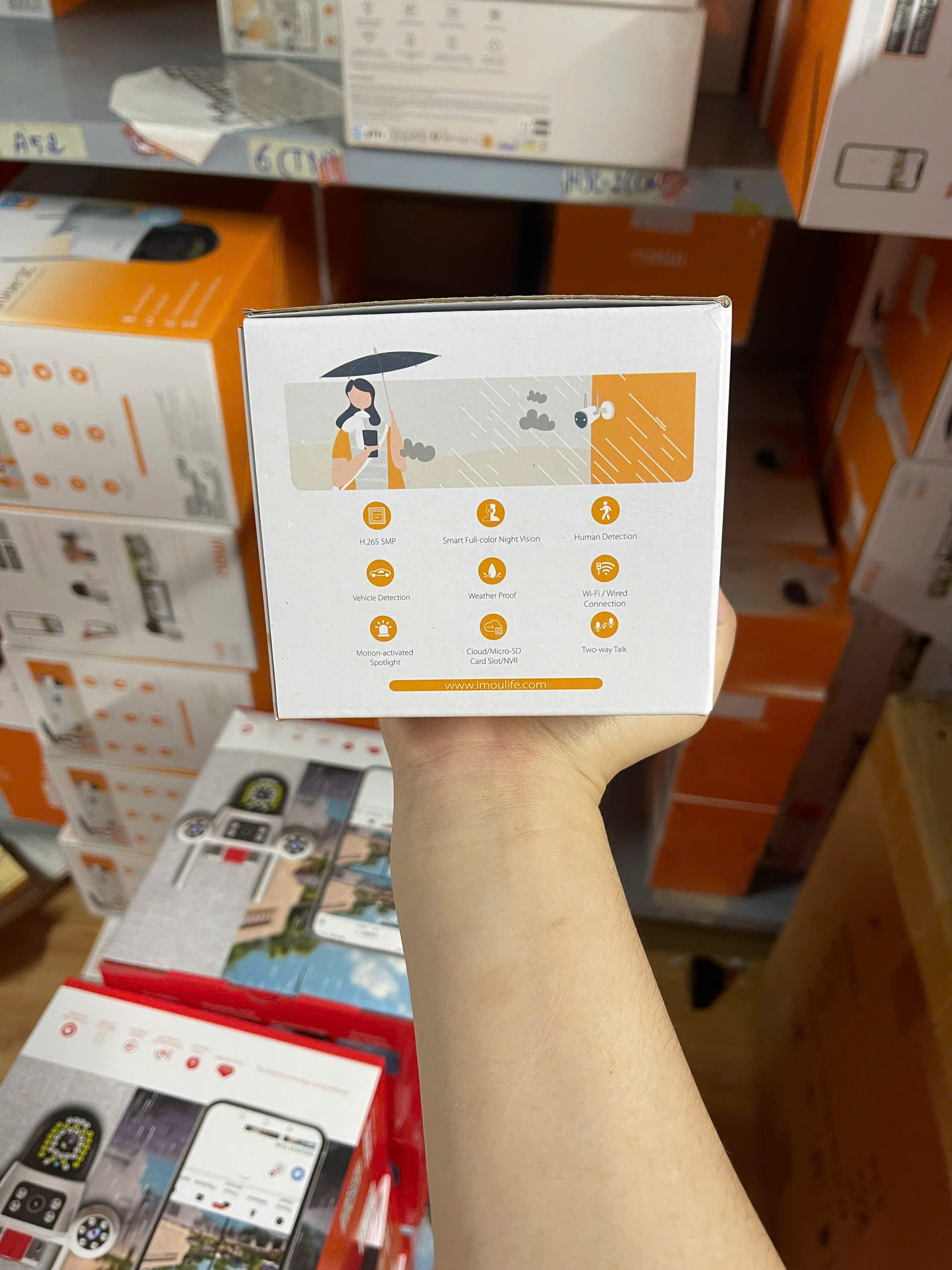 Camera Wi-Fi 5MP ngoài trời IMOU Bullet 3 COLOR | Đàm thoại 2 chiều I S3EP 3K I Chống nước IP67