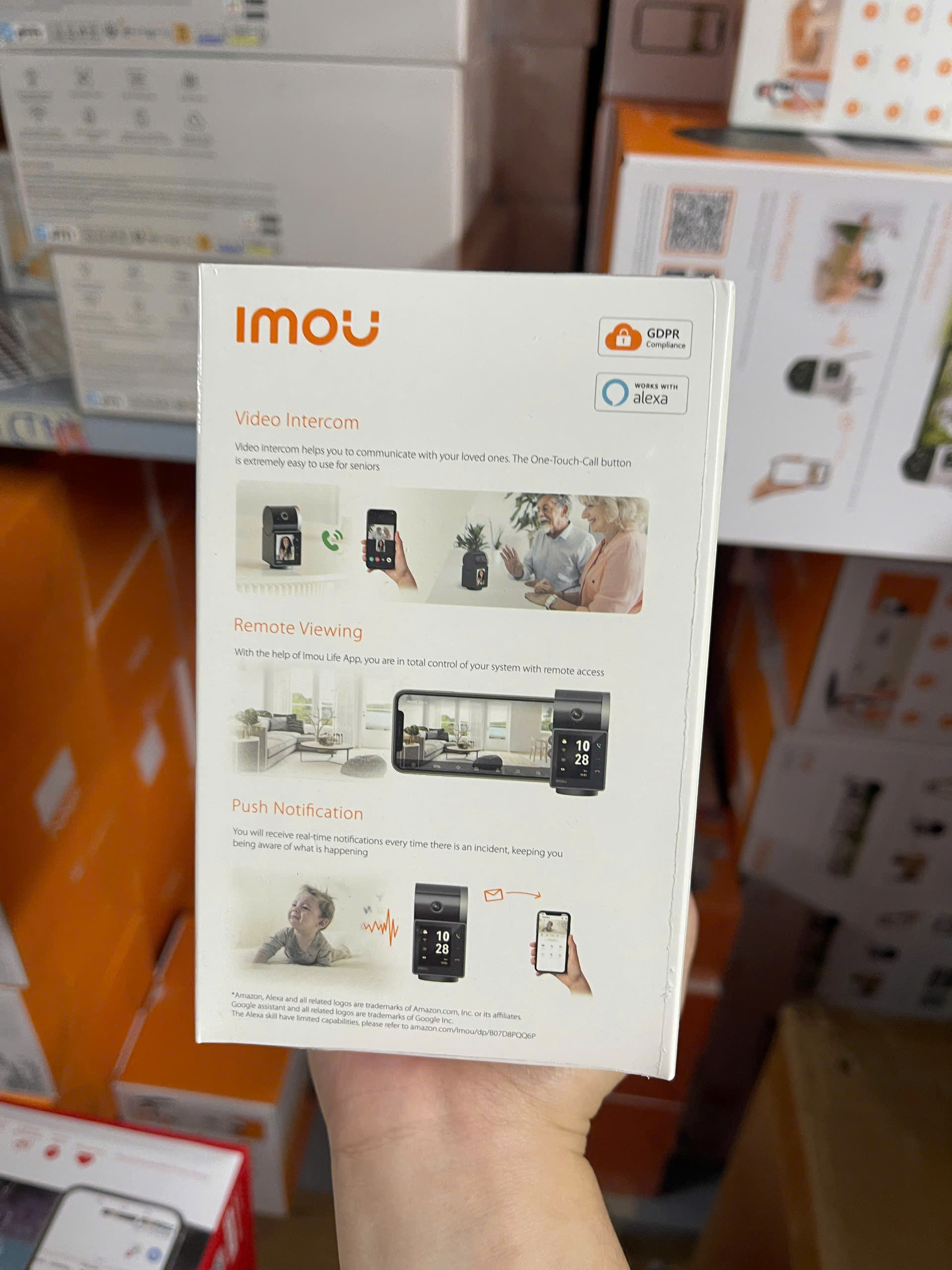 (2) IMOU REX VT 3K 5MP - Camera Wi-Fi có màn hình gọi điện như smartphone S2VP-5M