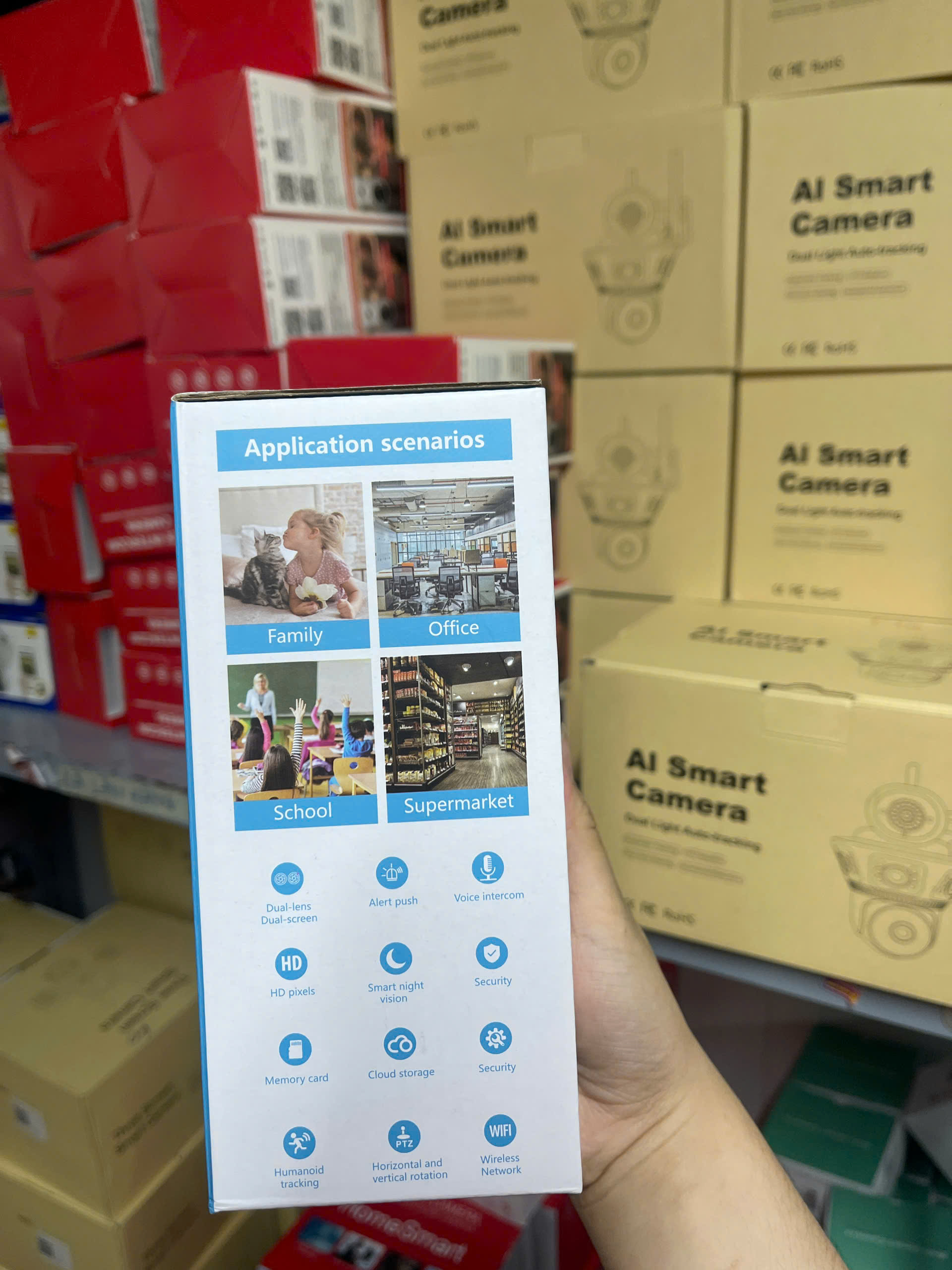 YOOSEE SNIPER-12MP Camera Wi-Fi 2 mắt với chipeet xịn hơn, và góc rộng hơn (Thùng 30 hộp | Bảo hành 12 tháng)