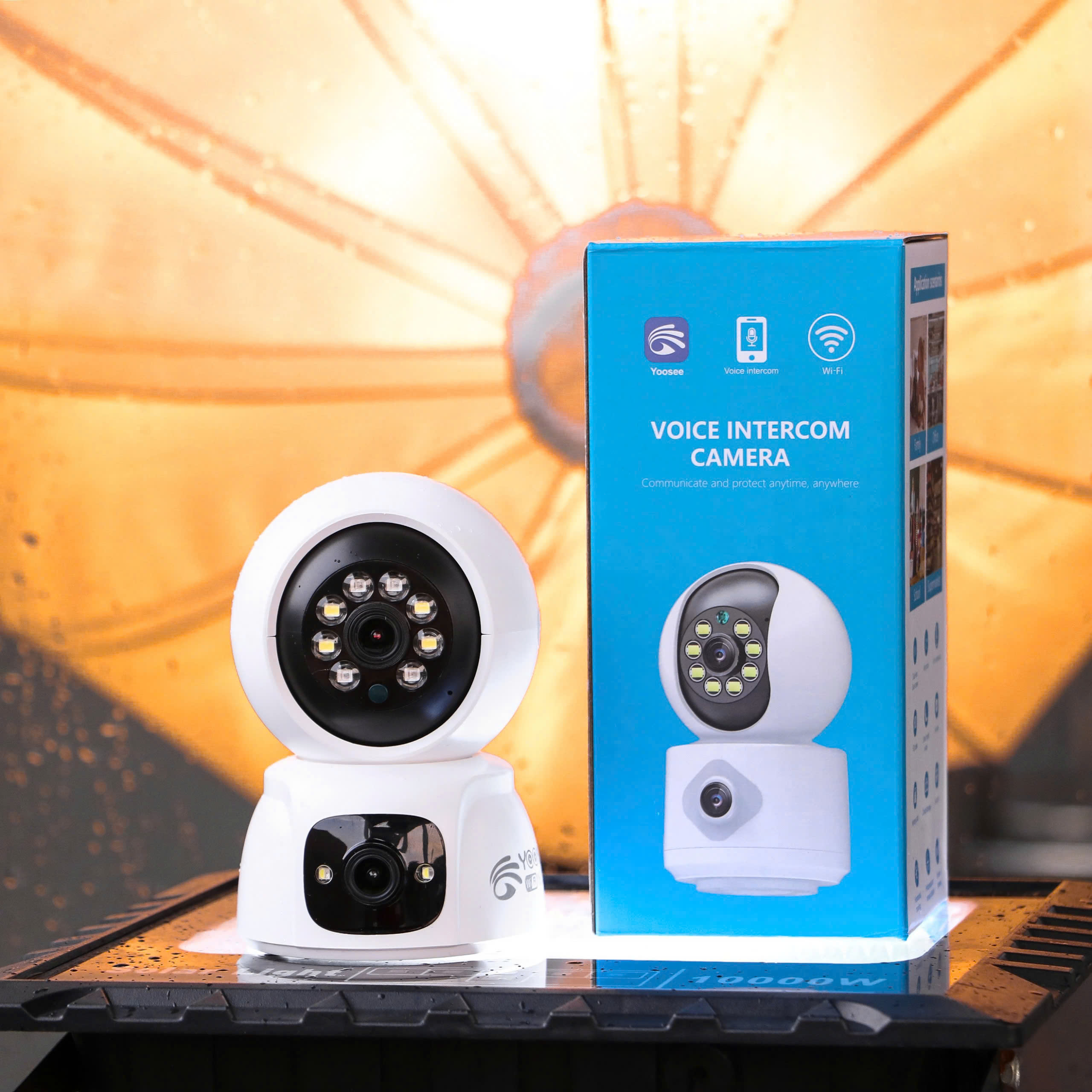 YOOSEE SNIPER-16MP Camera Wi-Fi 2 mắt với chipset xịn hơn, và góc rộng hơn (Thùng 30 hộp | Bảo hành 12 tháng)