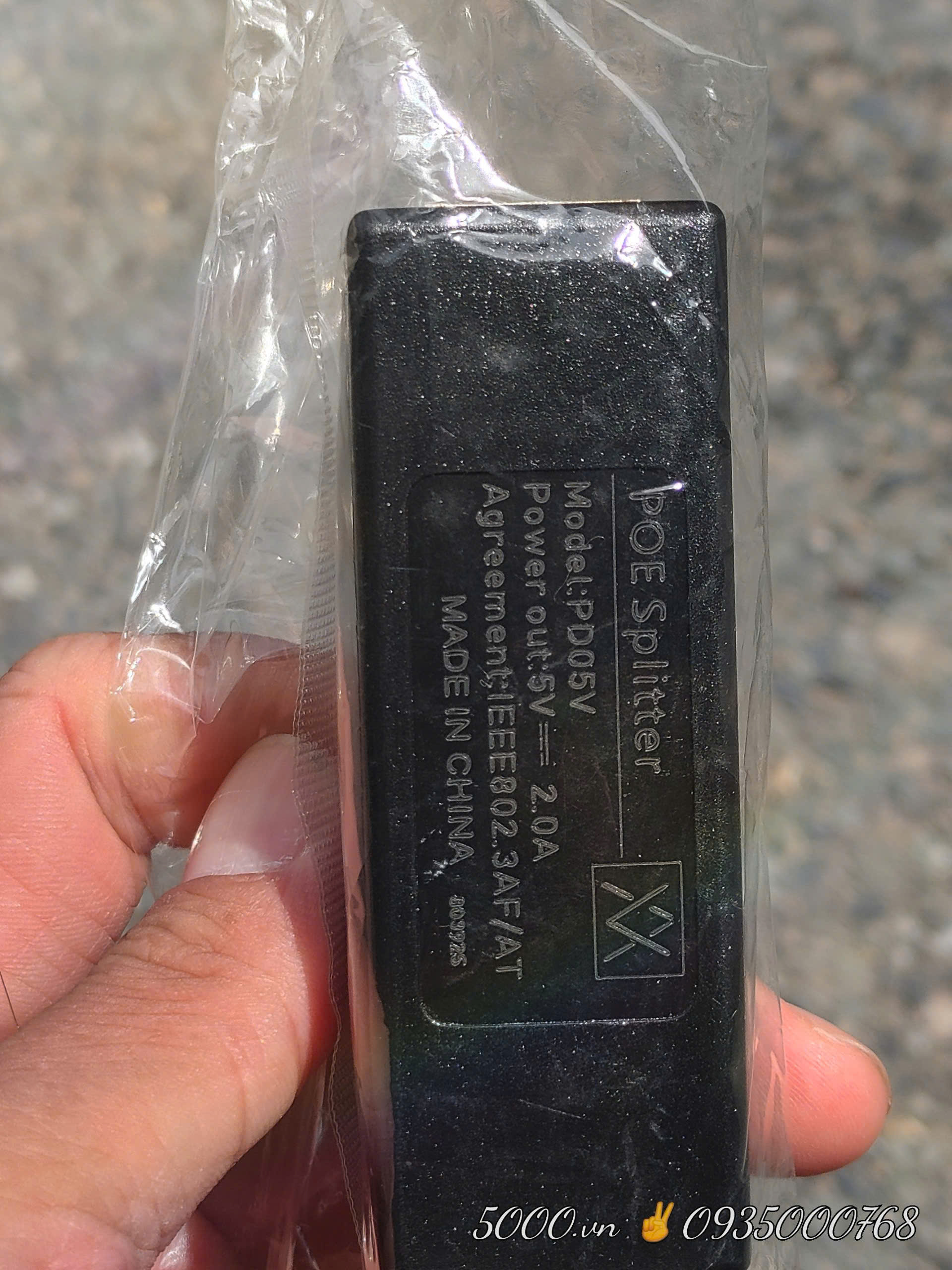 (4) Đầu chuyển POE SPLITTER từ POE ra 12V / 5V / hoặc 2 cổng POE cho camera và thiết bị mạng - Bảo hành tem 3 tháng