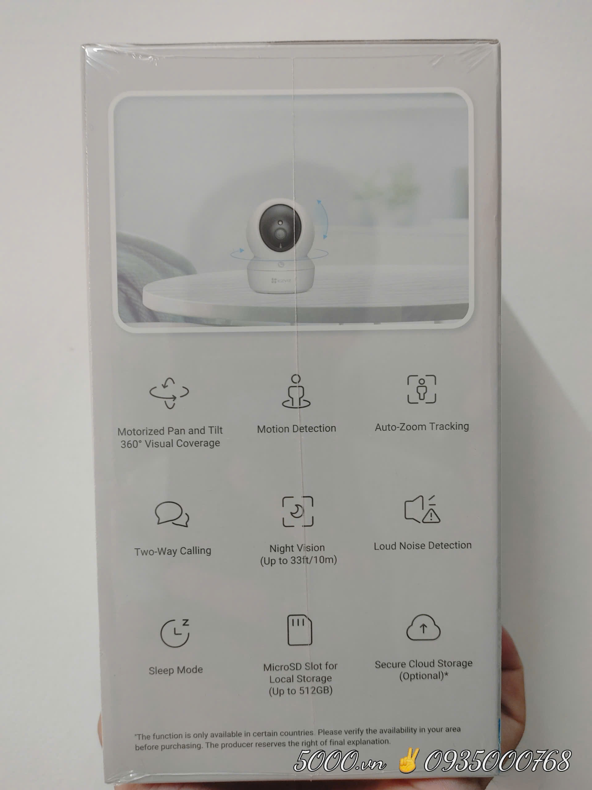 EZVIZ H6C Pro 4MP, Camera Wi-Fi H6c Pro 2K+ Quay Quét 360 Độ, Chạm để gọi điện, Đàm thoại 2 chiều, Ghi hình màu ban đêm, thùng 30 cái