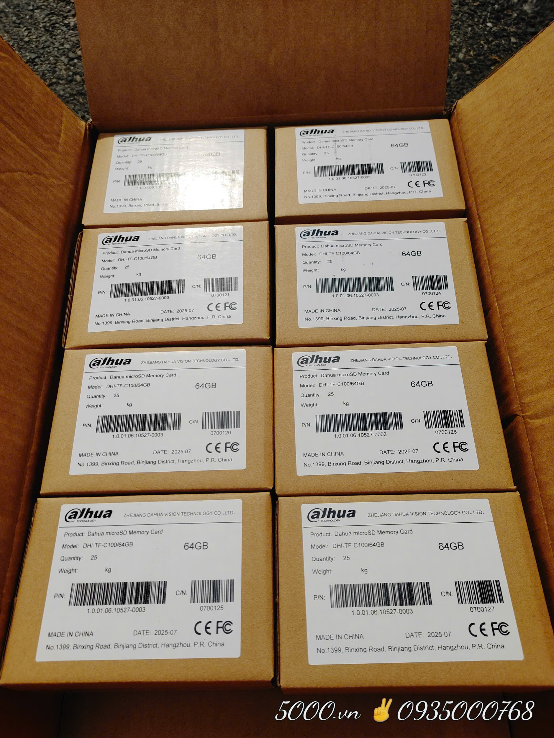 DAHUA 128G - Thẻ nhớ Chính Hãng ✌ Dahua Việt Nam | 7 năm | Thùng 10 Hộp 25c | Tương thích rất tốt với Camera Wifi Dahua