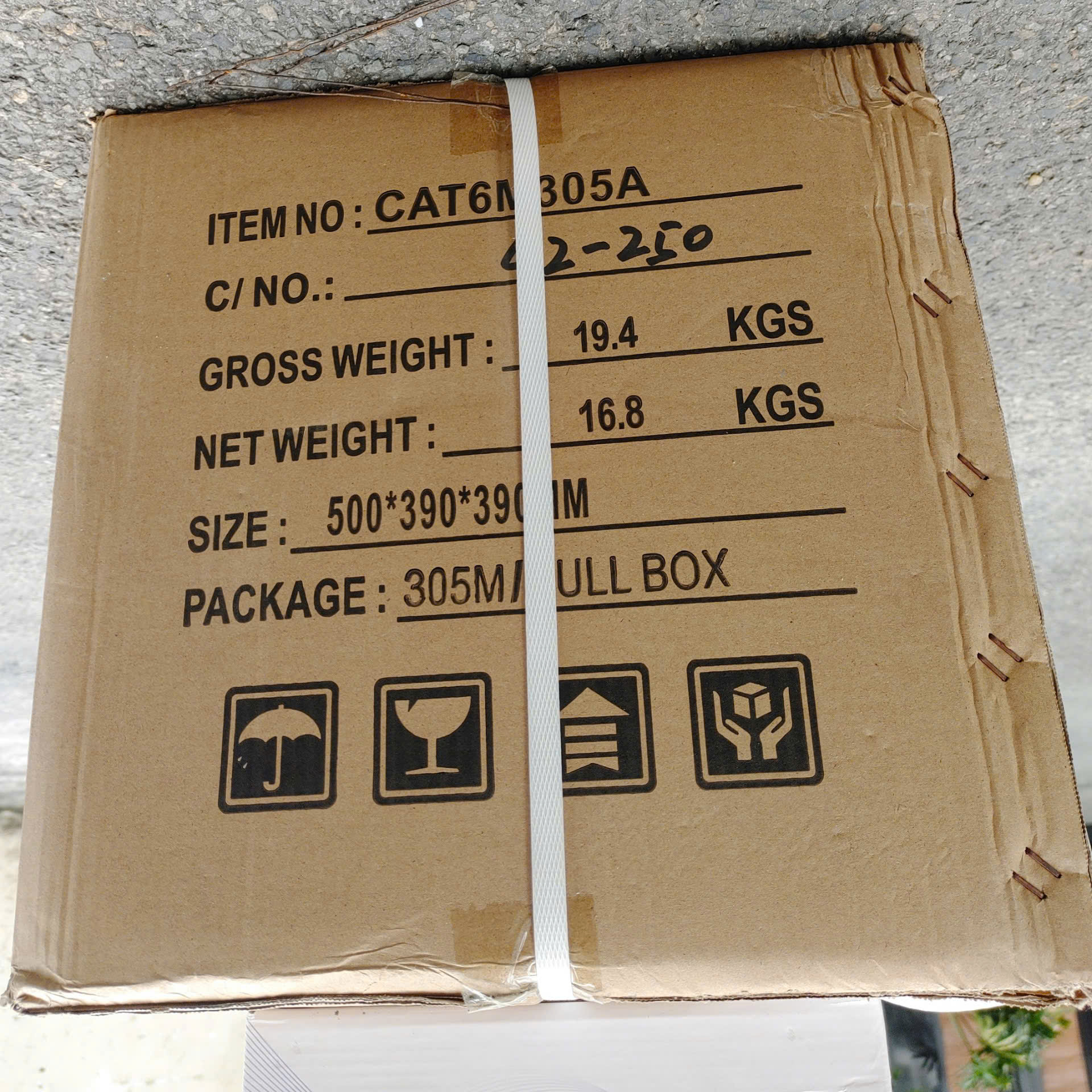 Cáp mạng LAN UTP CAT6 - 8 Lõi CCA - 305 mét - Thùng 2 cuộn - Thương Hiệu STS / VCOM / ENSOHO