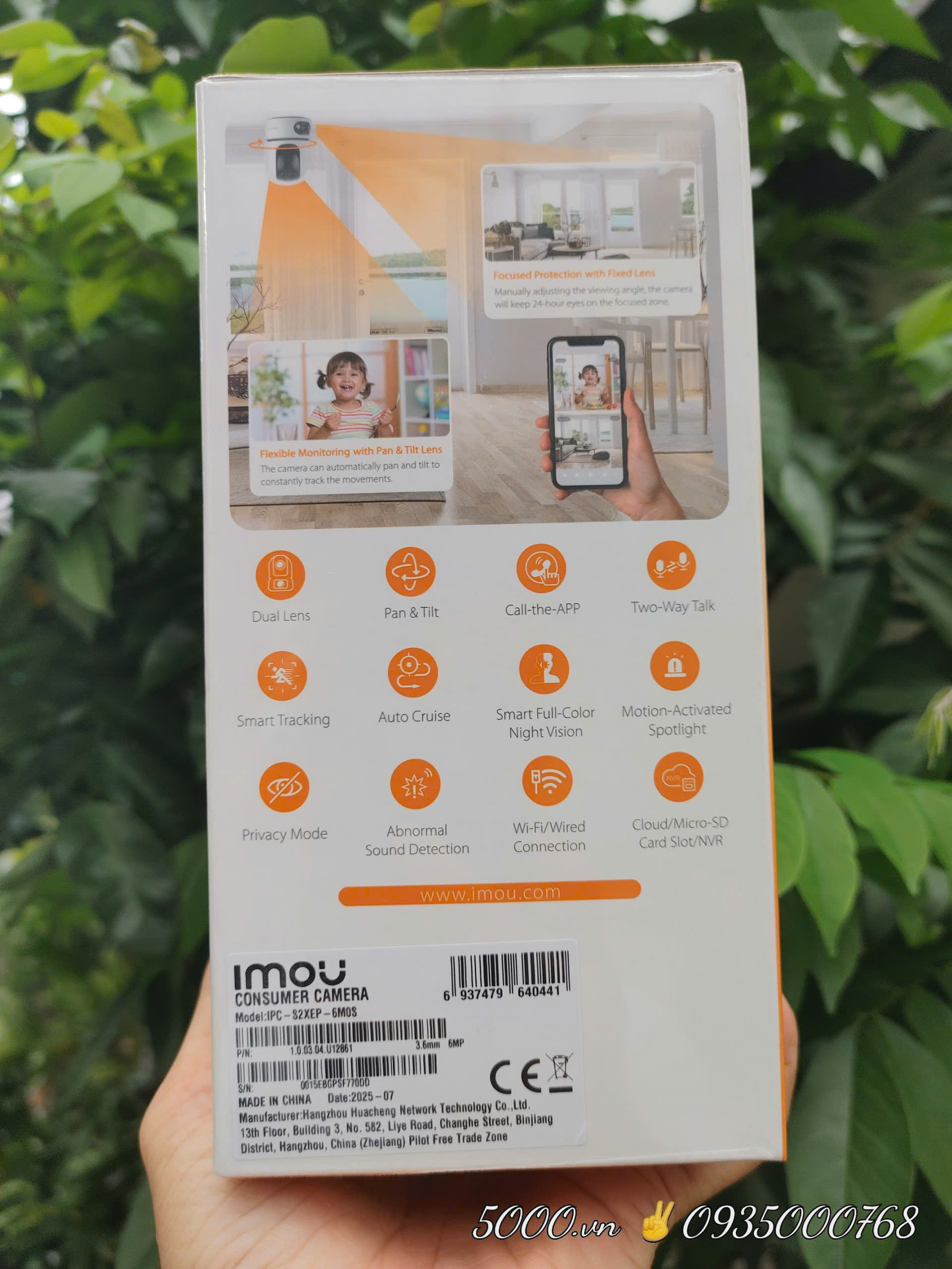 IMOU S2XP 6MP (Camera Wi-Fi Ranger Dual Pro 3MP + 3MP | Có màu | Đàm Thoại | 2 mắt 2 khung , cả 2 đều có màu ban đêm)