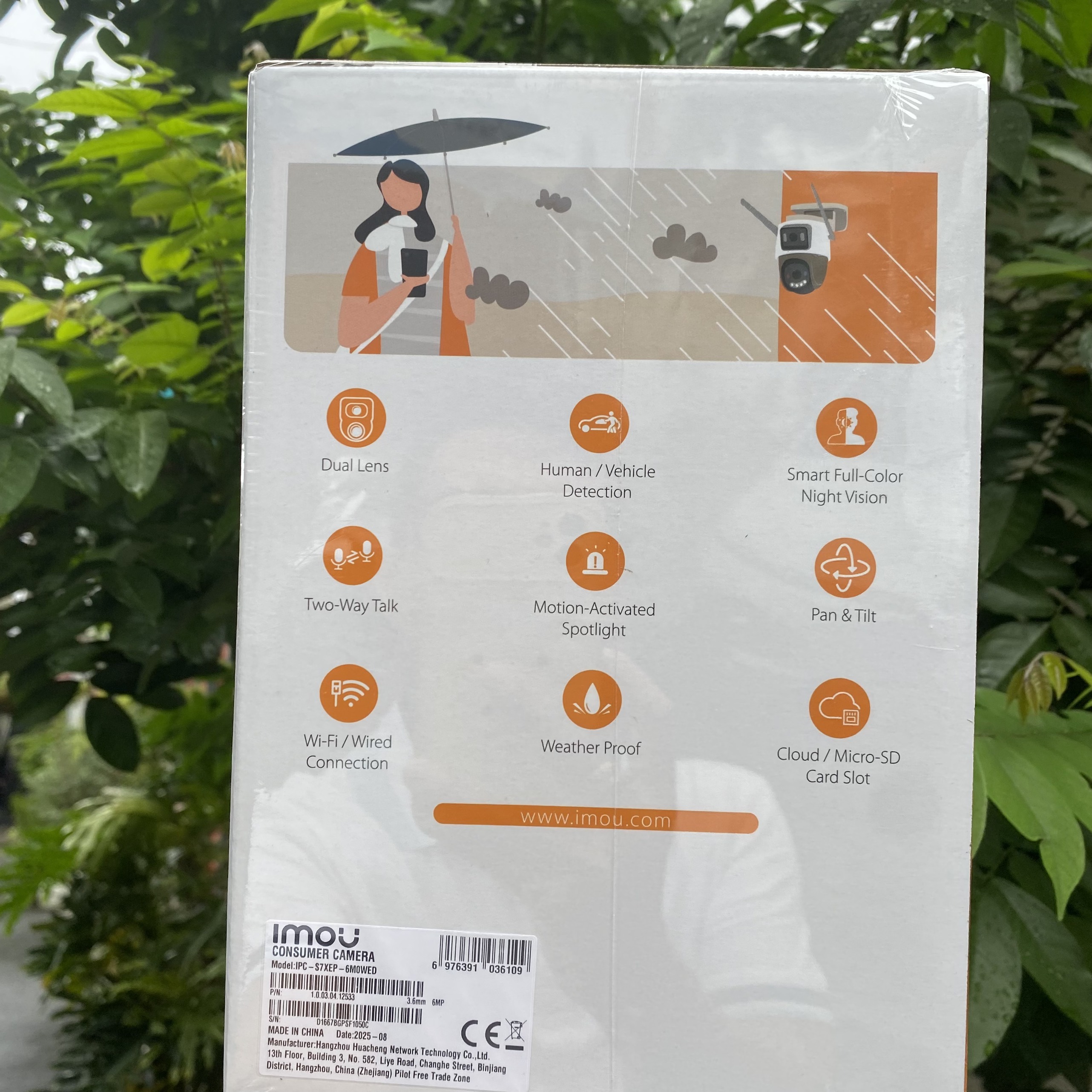 IMOU S7XP 6MP (Camera Wi-Fi Cruiser Dual | Outdoor | FullColor | Có đèn báo động trắng | Dual Lens 3MP+3MP)