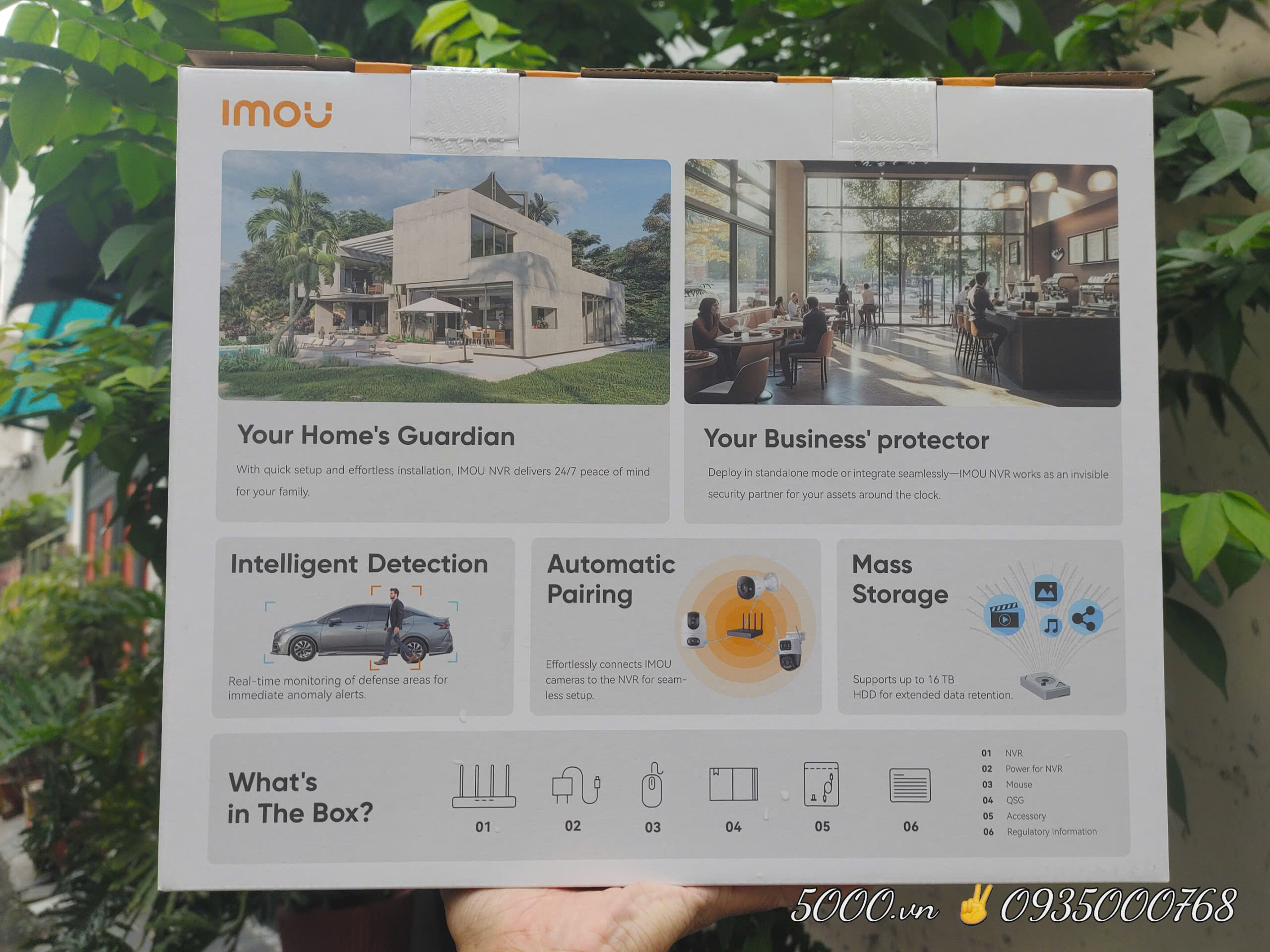 Đầu ghi IMOU 10 kênh NVR-N110W-8A0E ( Kết nối Wifi dễ dàng, vận hành ổn định, thùng 10c, KLT: 1100g)