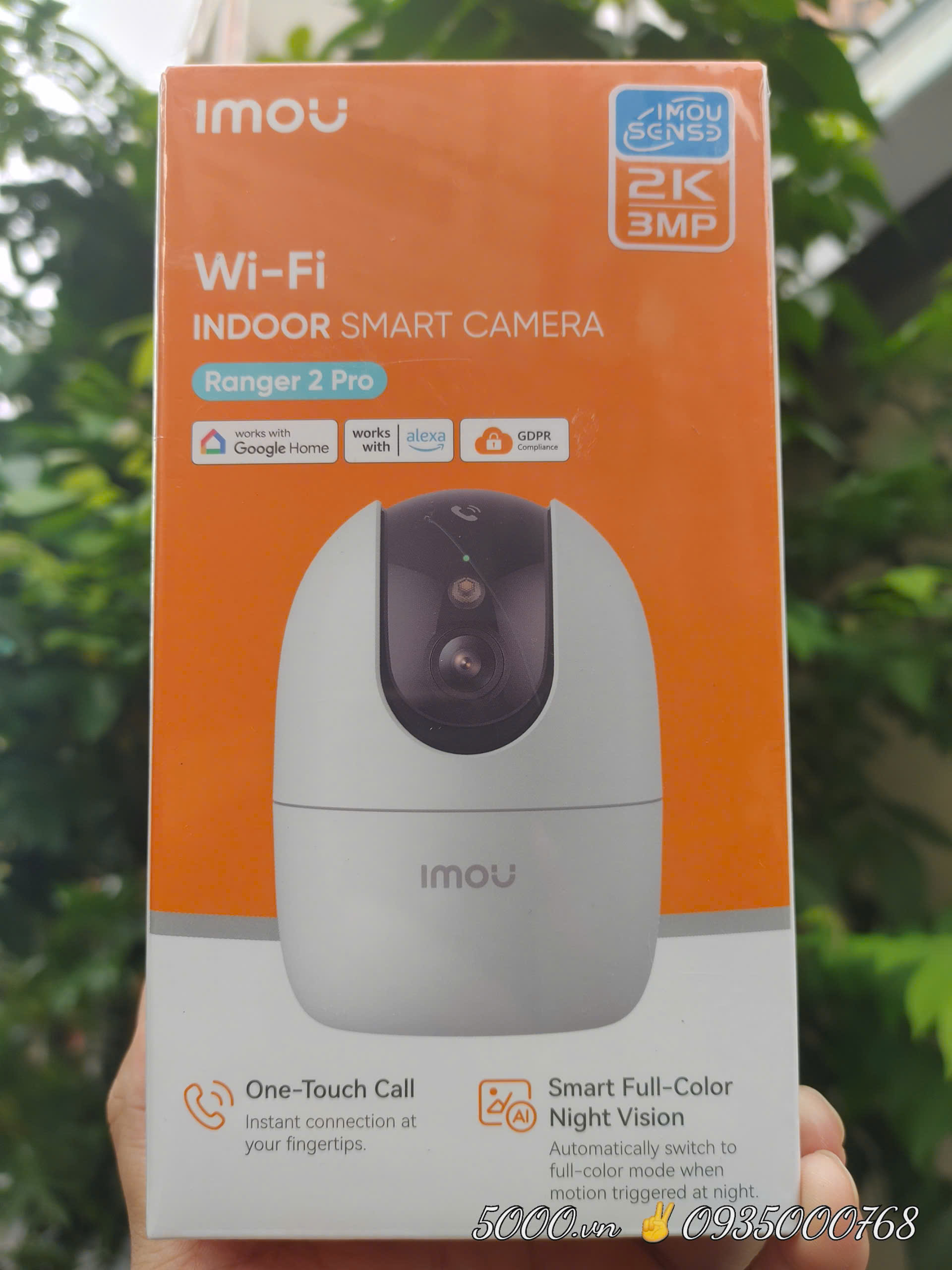 IMOU A32 PRO 3MP (RANGER 2 PRO 2K với: Wifi 6 - 5Ghz | Full Color | AOR | H.265 | 512GB | Góc rộng hơn | Loa to hơn | Nhận diện Human tốt hơn | KLT: 350g)