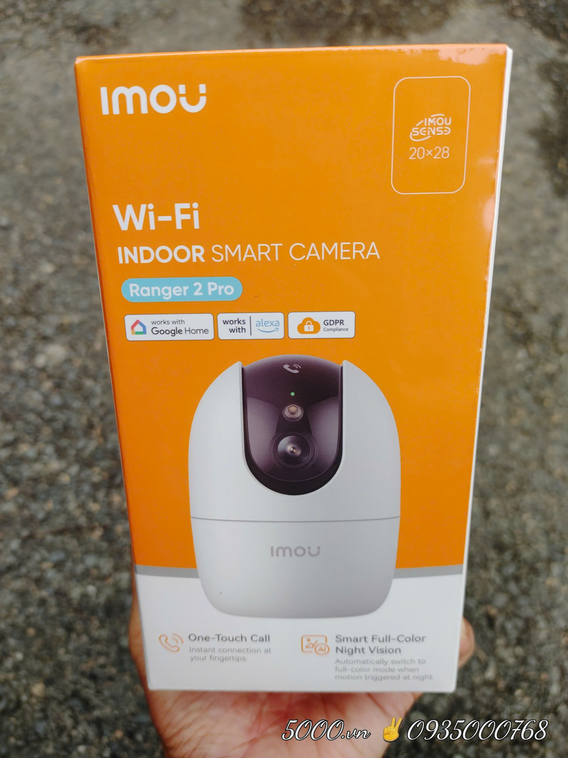 IMOU A32 PRO 3MP (RANGER 2 PRO 2K với: Wifi 6 - 5Ghz | Full Color | AOR | H.265 | 512GB | Góc rộng hơn | Loa to hơn | Nhận diện Human tốt hơn | KLT: 350g)