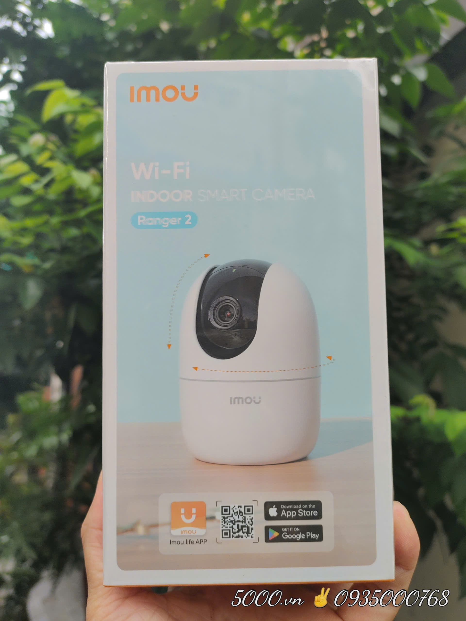 (Kèm thẻ chỉ 399k) Camera Wi-Fi IMOU A32 3MP 2K - Độ phân giải 2304 × 1296 | Đàm thoại | Quay quét | Hồng Ngoại ban đêm | Sóng 2.4Ghz