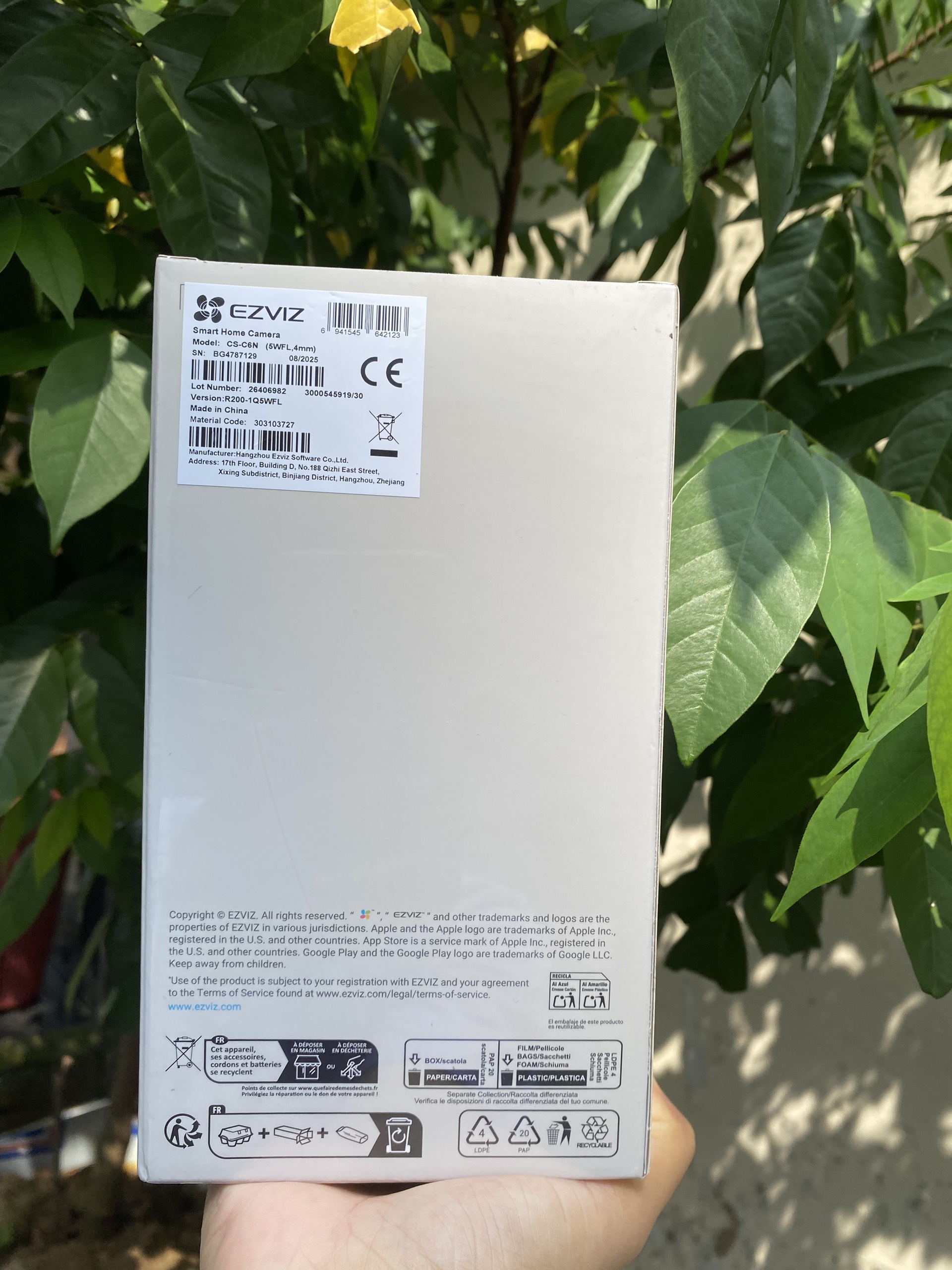 EZVIZ C6N G1 3K 5MP(2880 × 1620 | True WDR)