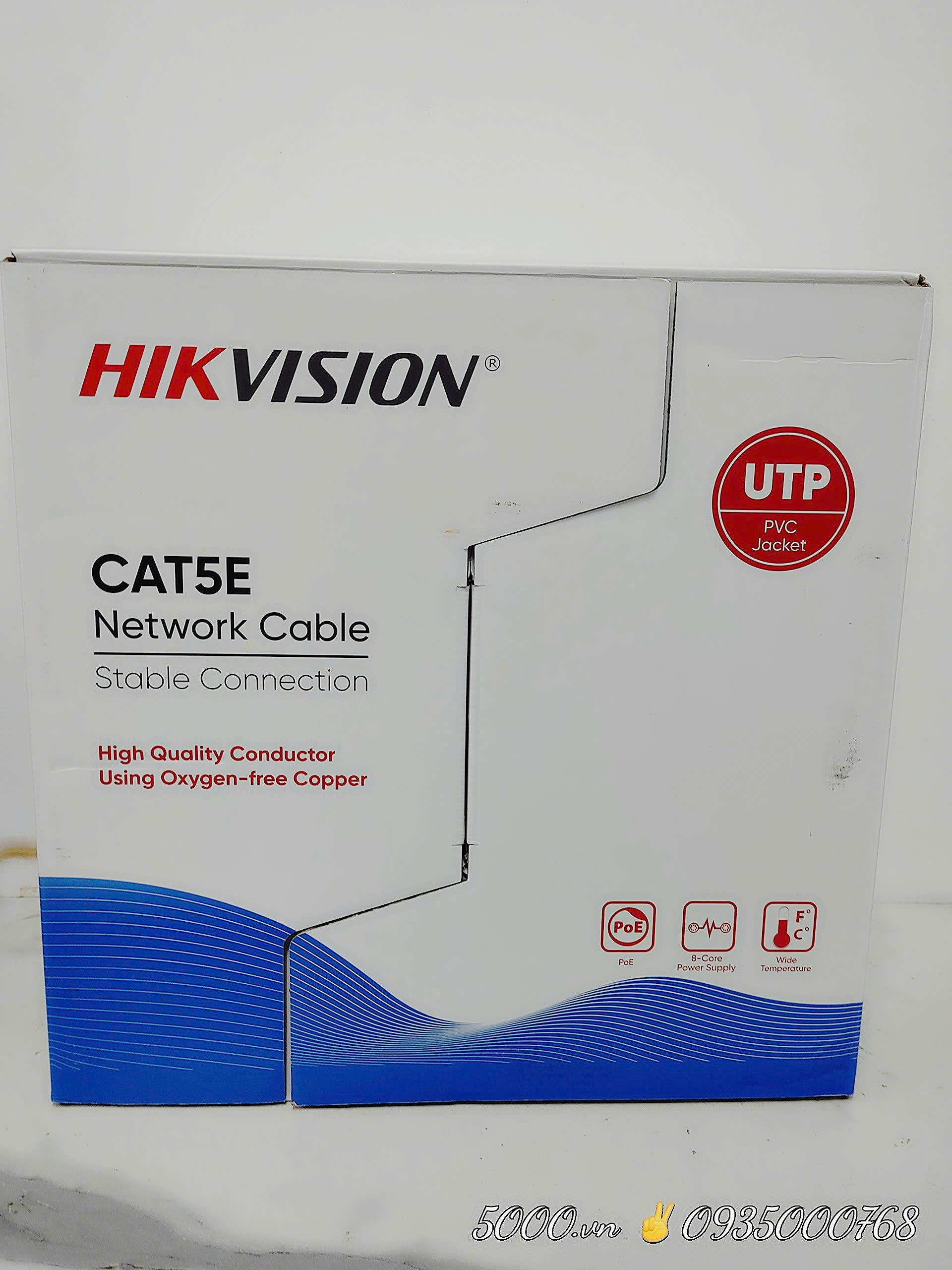 Cáp mạng HIKVISION UTP CAT5 & CAT6 (305 mét)
