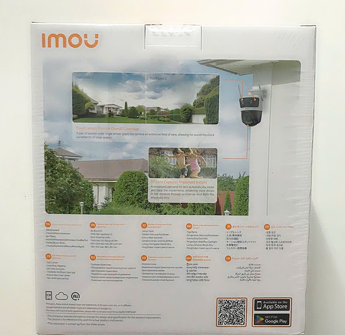 (2 Khe Thẻ) IMOU S7UP 11MP (Camera Wi-Fi 3 mắt 3MP + 3MP + 5MP | Tổng lưu trữ lên tới 1TB)