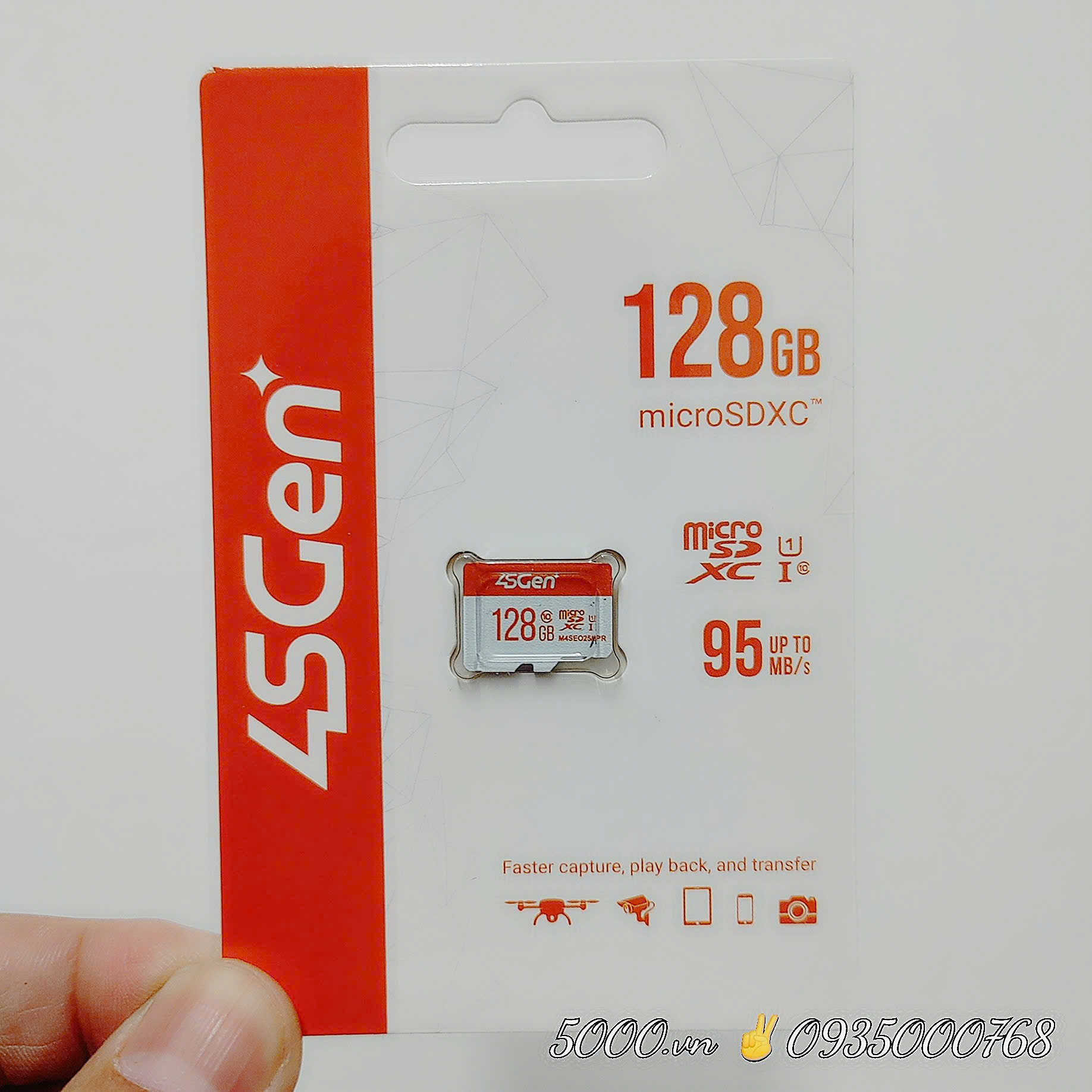 4SGEN 128GB Cam - Thẻ nhớ Chính Hãng ✌ DSS Miền Nam | 7 năm | 95MB/s