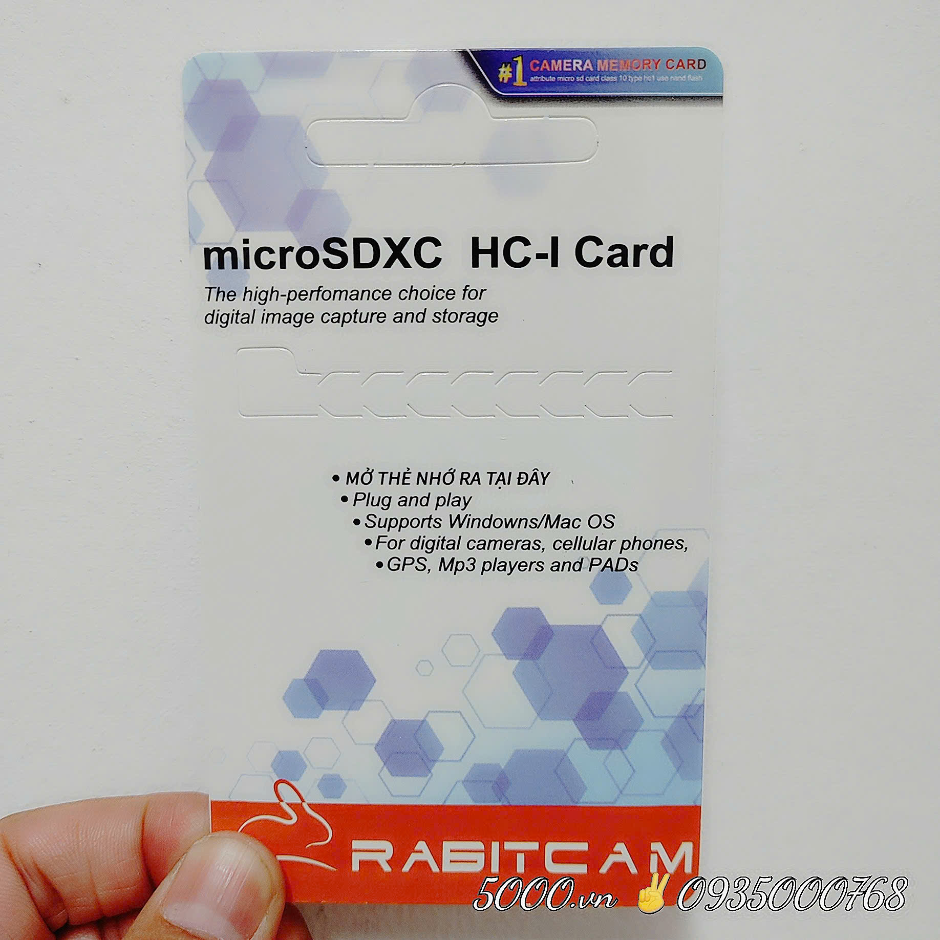 RABIT 16GB - Thẻ nhớ chuyên dụng cho mọi Camera Wifi ✌ 5 năm ✌ Thùng 14 Hộp 100c