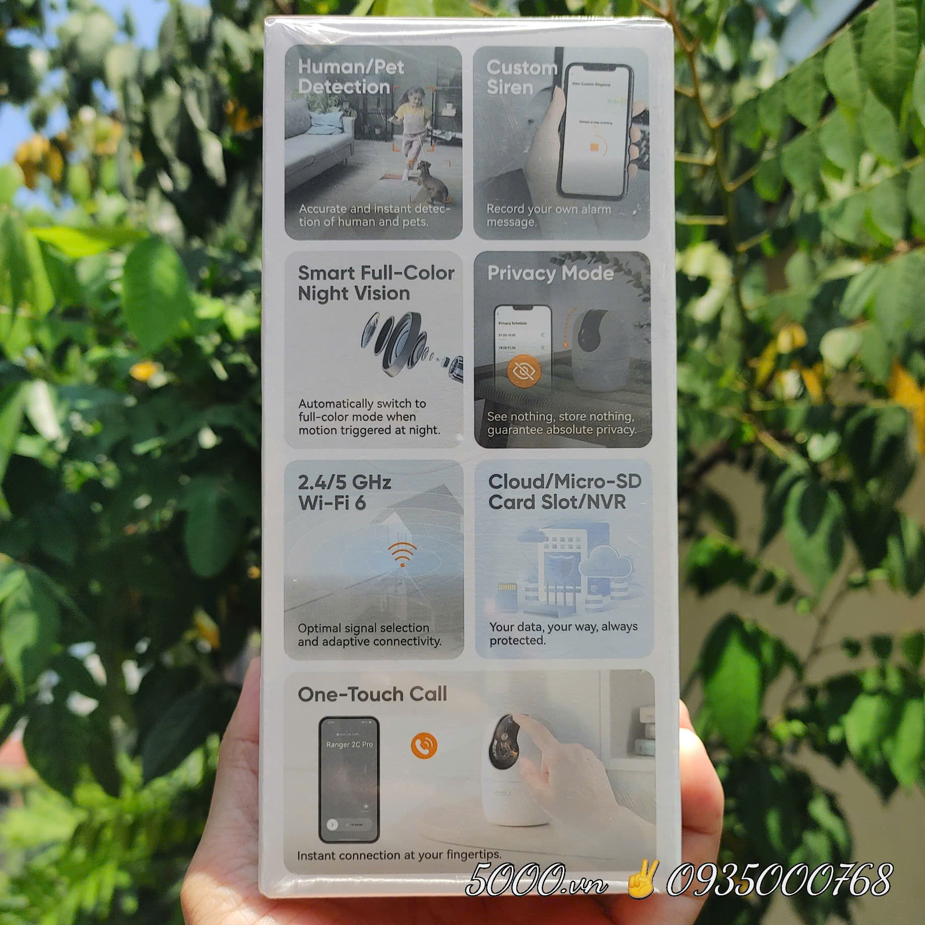 (5.0Ghz) IMOU TA32 PRO MAX 3MP 2K (Ban đêm có màu | LAN 1GB | Wifi 6 | Full Color | Có AOR | Nén H.265 | Nhận thẻ 512GB | Góc siêu rộng hơn | Loa siêu to hơn | Nhận diện Human tốt hơn)