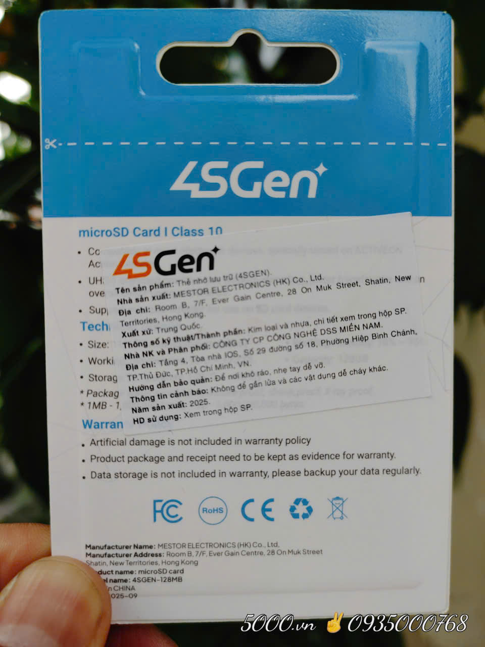 4SGEN 128GB Xanh - Thẻ nhớ Chính Hãng ✌ DSS Miền Bắc | 7 năm | 95MB/s