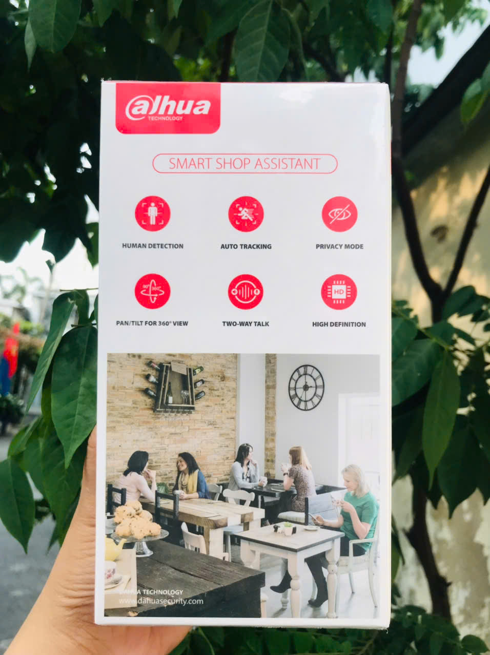 DAHUA H4AE 4MP  - Camera Wifi trong nhà | Đàm thoại | Quay quét | Tầm nhìn ban đêm | thùng 30c | App: DMSS