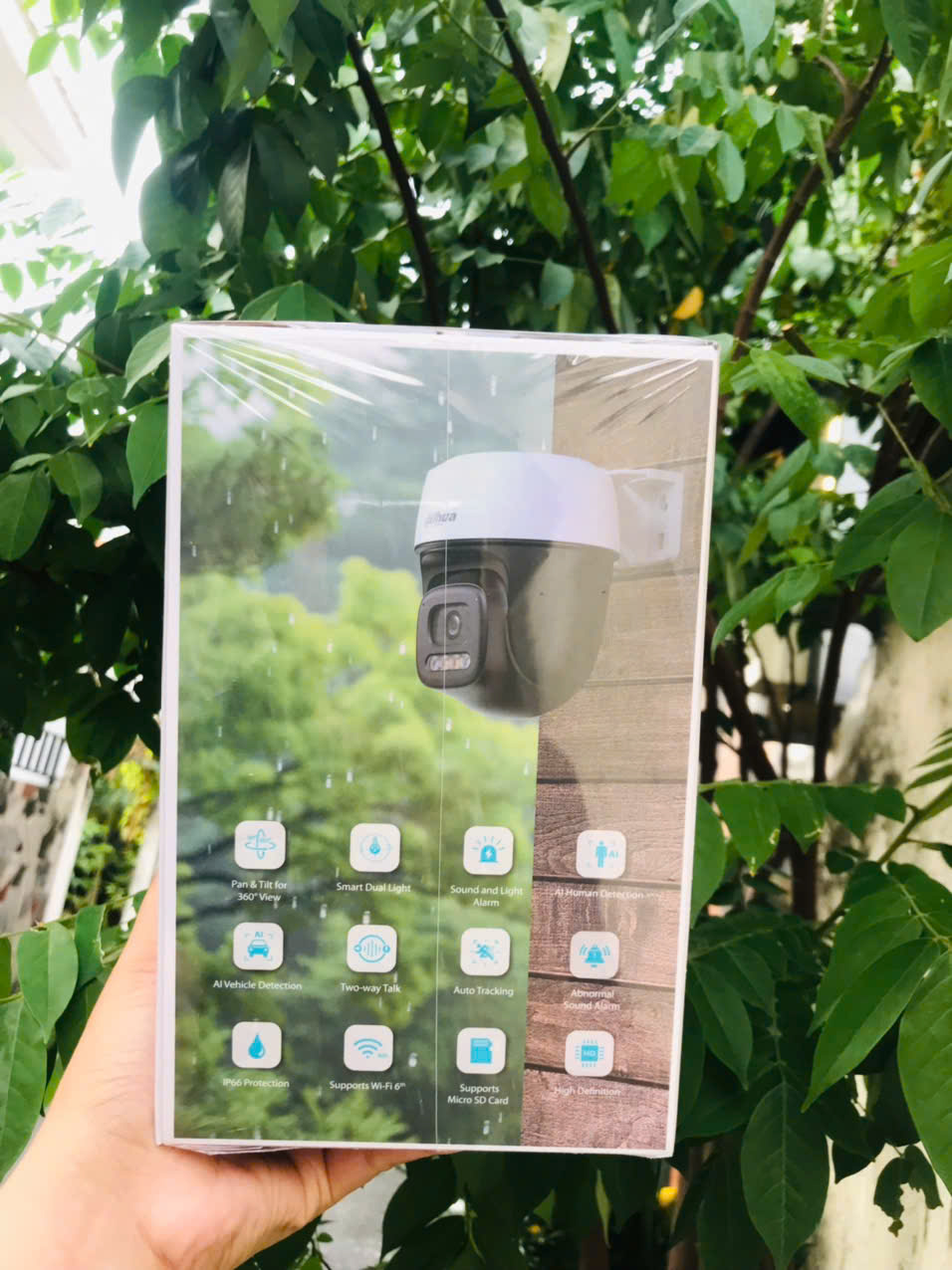 Camera Wifi Dahua P5I (Ngoài trời 5MP xoay)