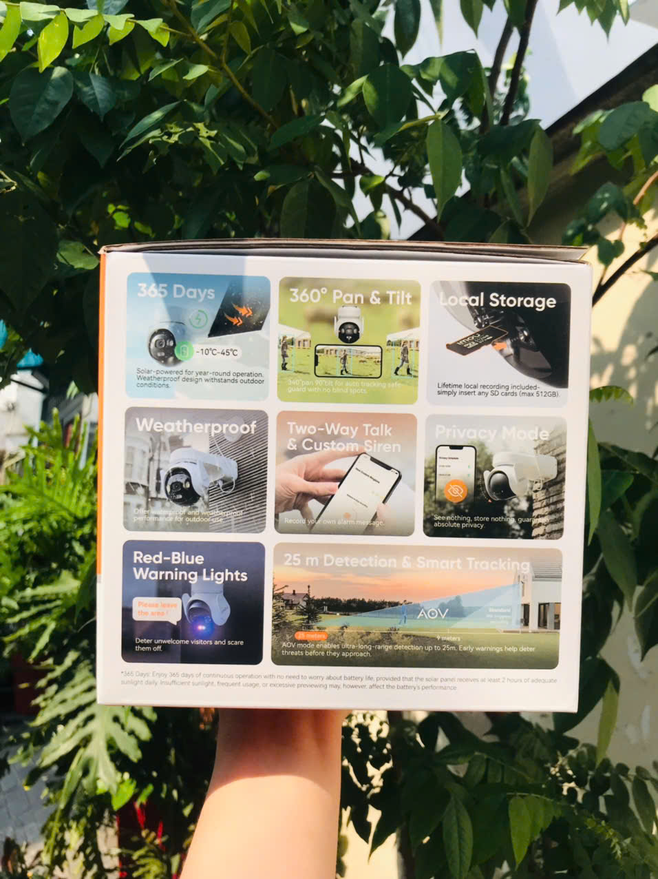 IMOU B7ED lai 4G + Tấm pin năng lượng mặt trời 5W | Pin 10.000 mAh | Kết nối kép: Hỗ trợ 4G & Wifi 6