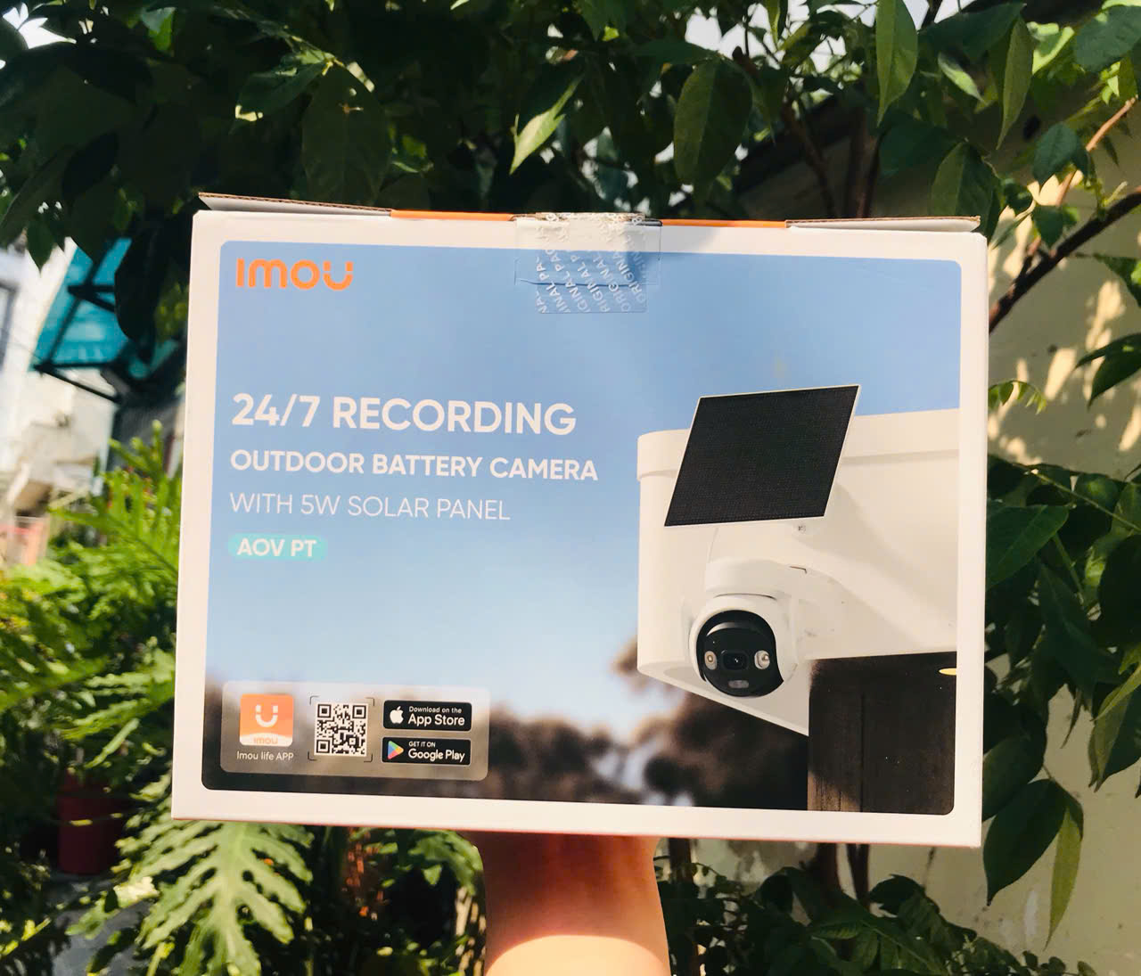 IMOU B7ED lai 4G + Tấm pin năng lượng mặt trời 5W | Pin 10.000 mAh | Kết nối kép: Hỗ trợ 4G & Wifi 6