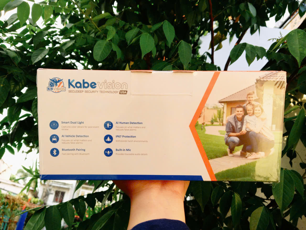 Camera Wifi 5MP KABE A51D - Có mic, có màu đêm, tương tự F52FP