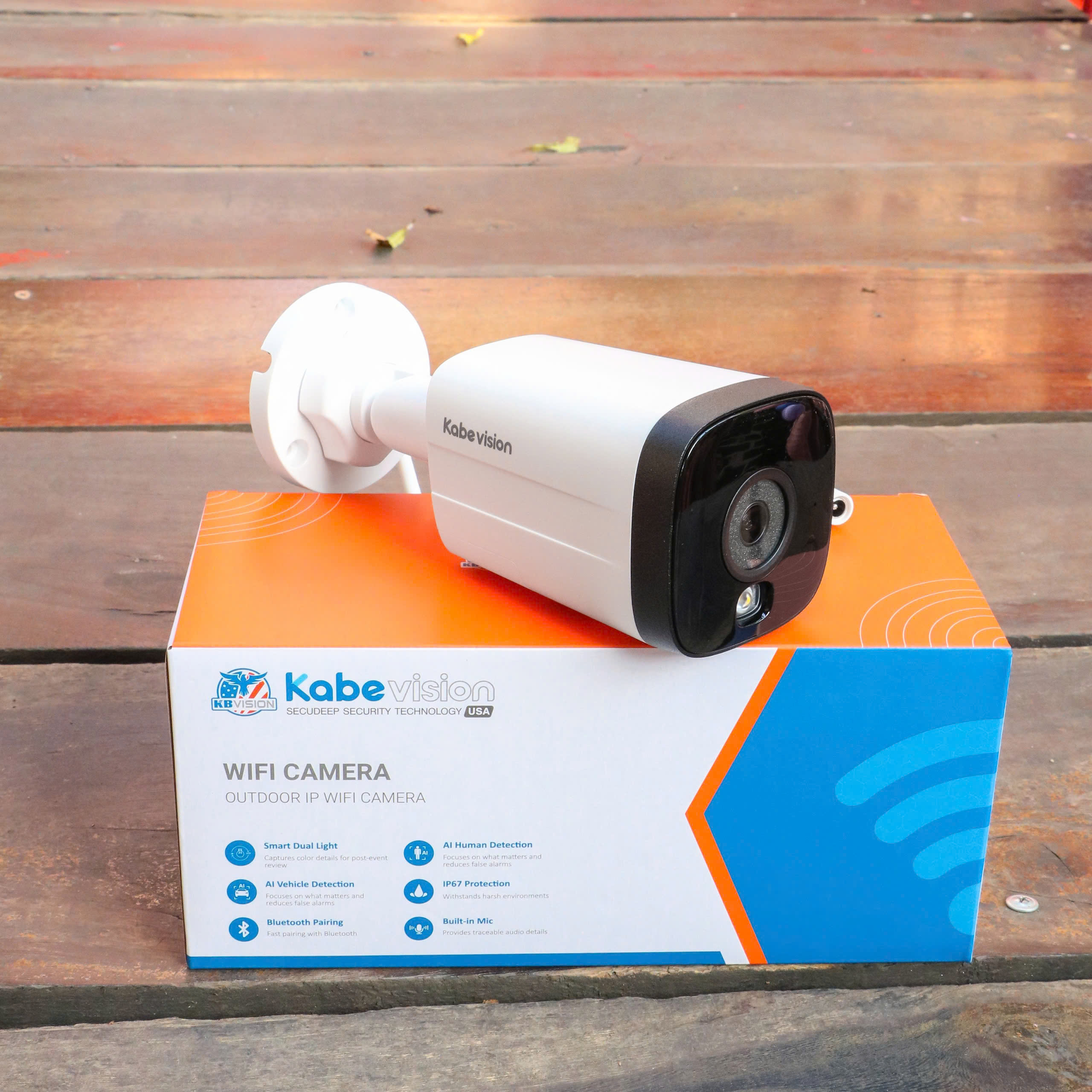 Camera Wifi 5MP KABE A51D - Có mic, có màu đêm, tương tự F52FP